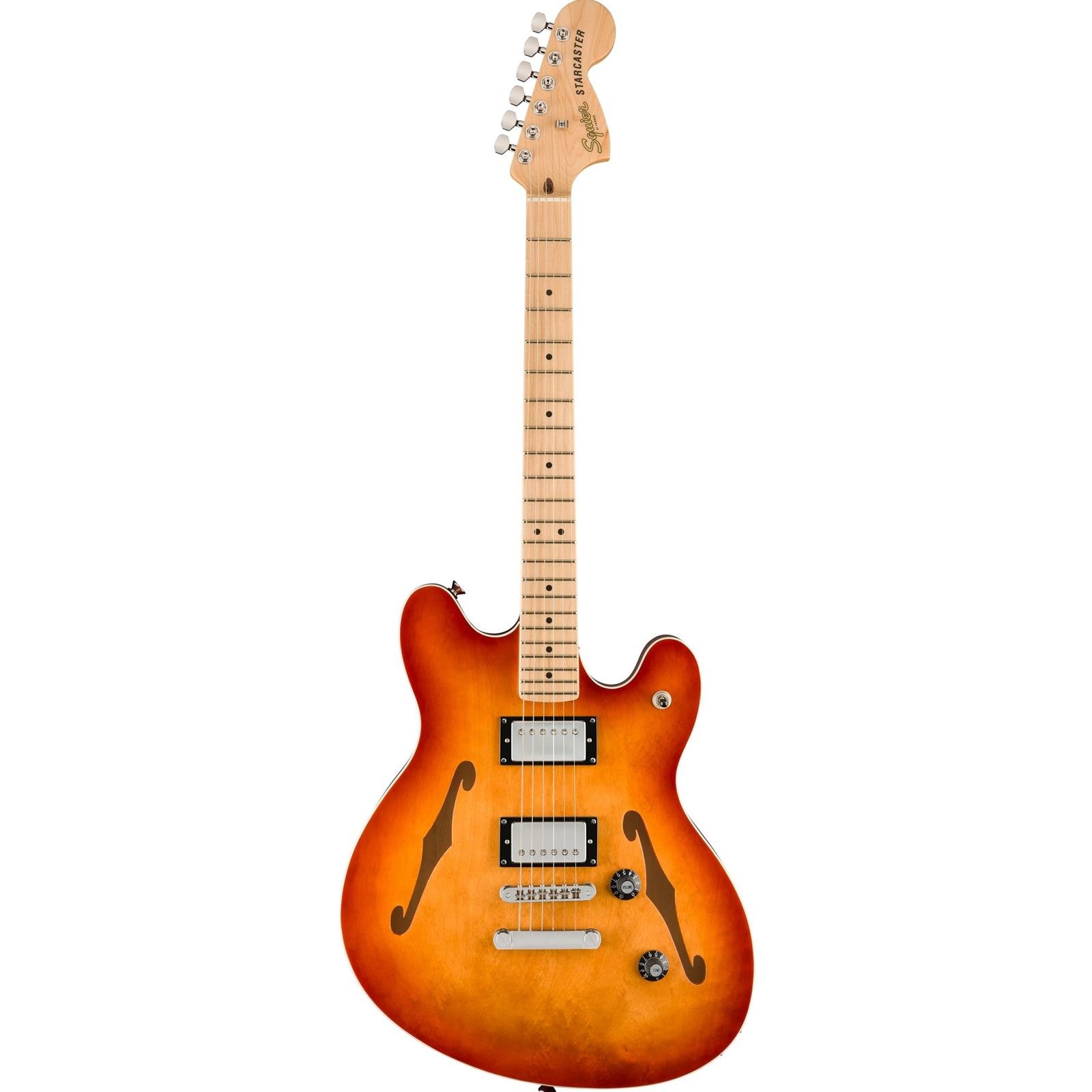 Fender Affinity Series Starcaster Deluxe, Maple Fingerboard, Sienna Sunburst