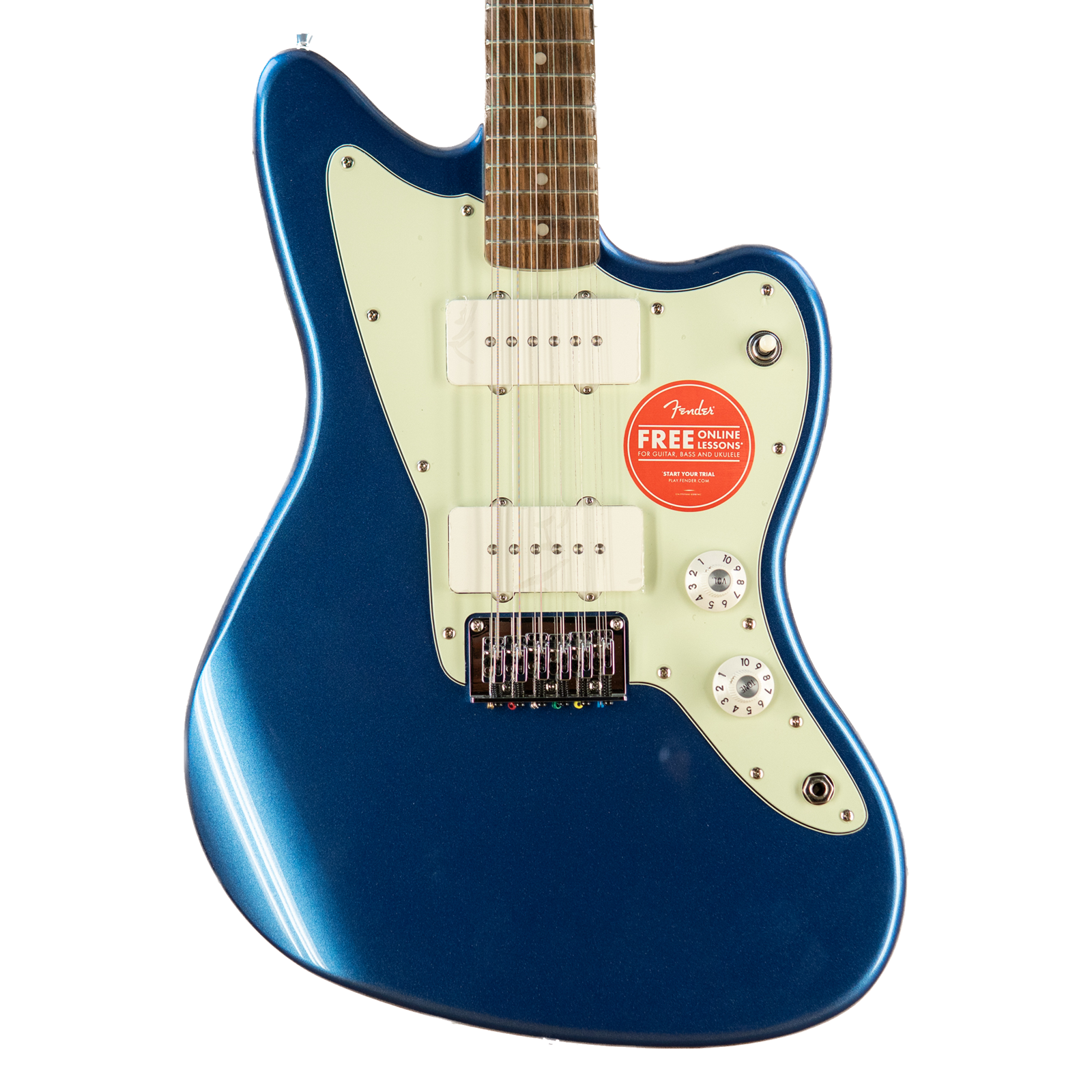 Squier Paranormal Jazzmaster® XII, Laurel Fingerboard, Mint Pickguard, Lake Placid Blue