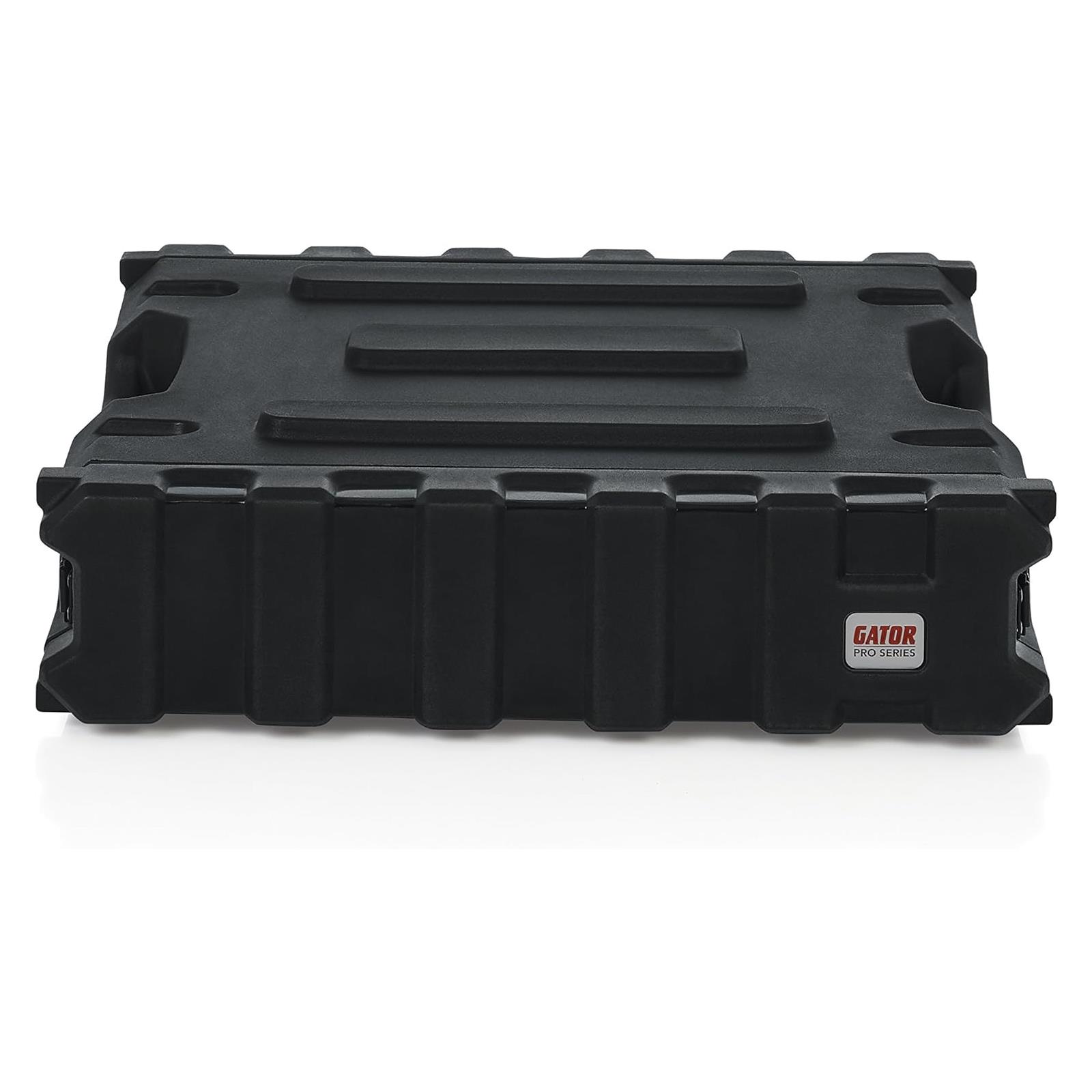 Gator Cases Pro-Series Molded Mil-Grade PE Rack Case; 2U, 19" Deep