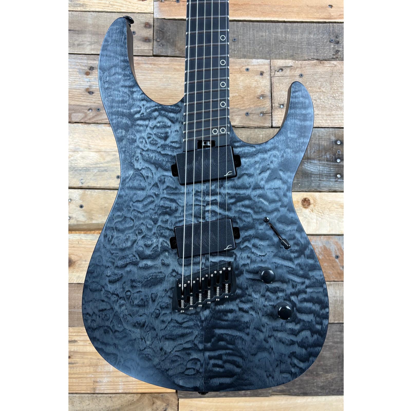 LEGATOR Ninja 6 String Multi-Scale Super Shred Black QM