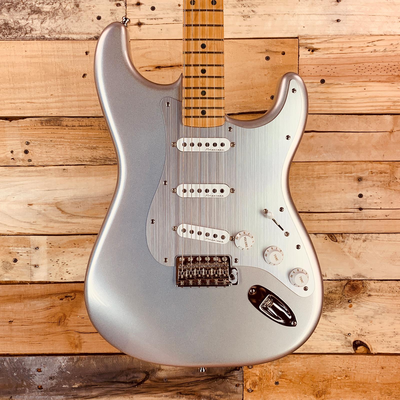 Fender H.E.R. Stratocaster, Maple Fingerboard, Chrome Glow
