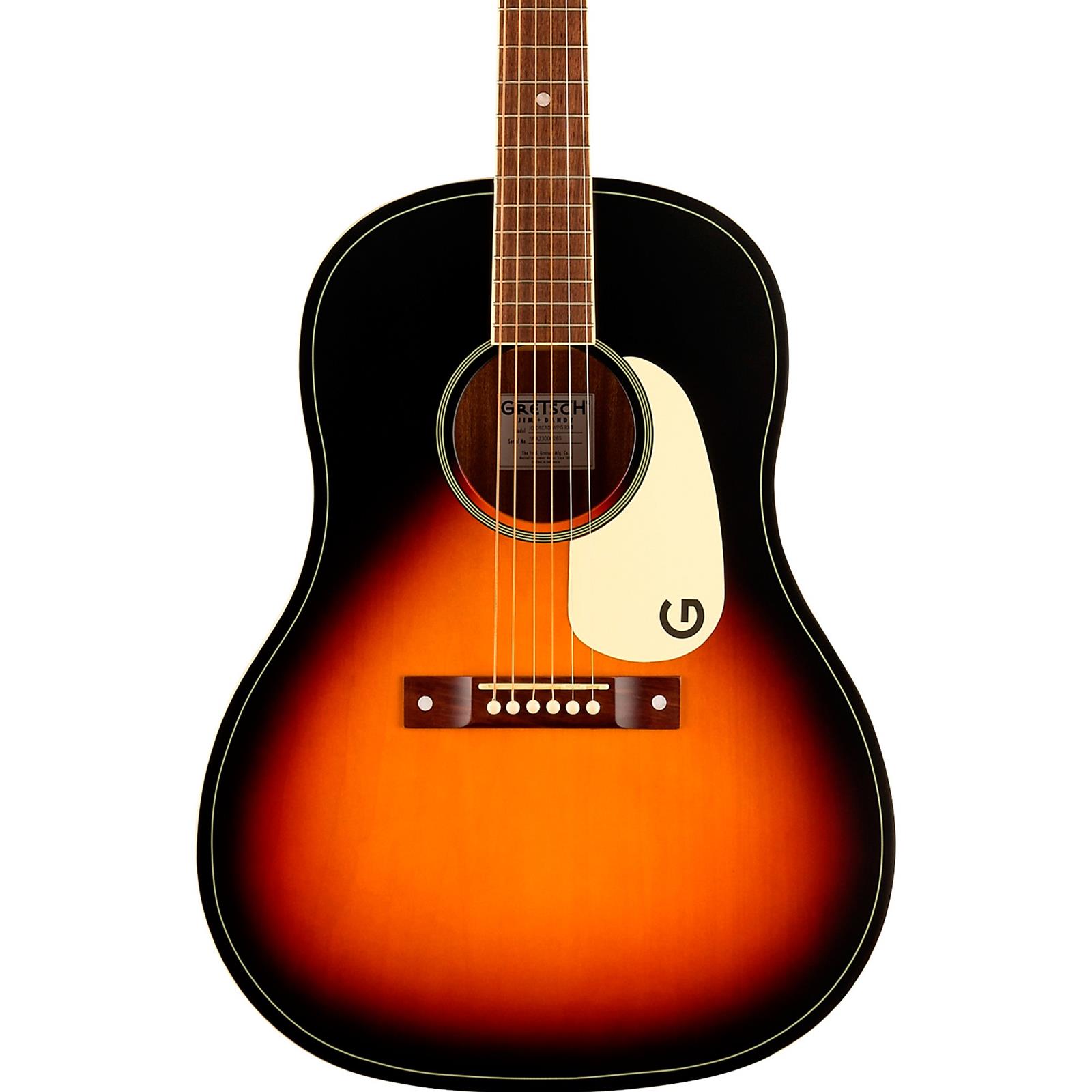 GRETSCH Jim Dandy Dreadnought, Walnut Fingerboard, White Pickguard, Rex Burst