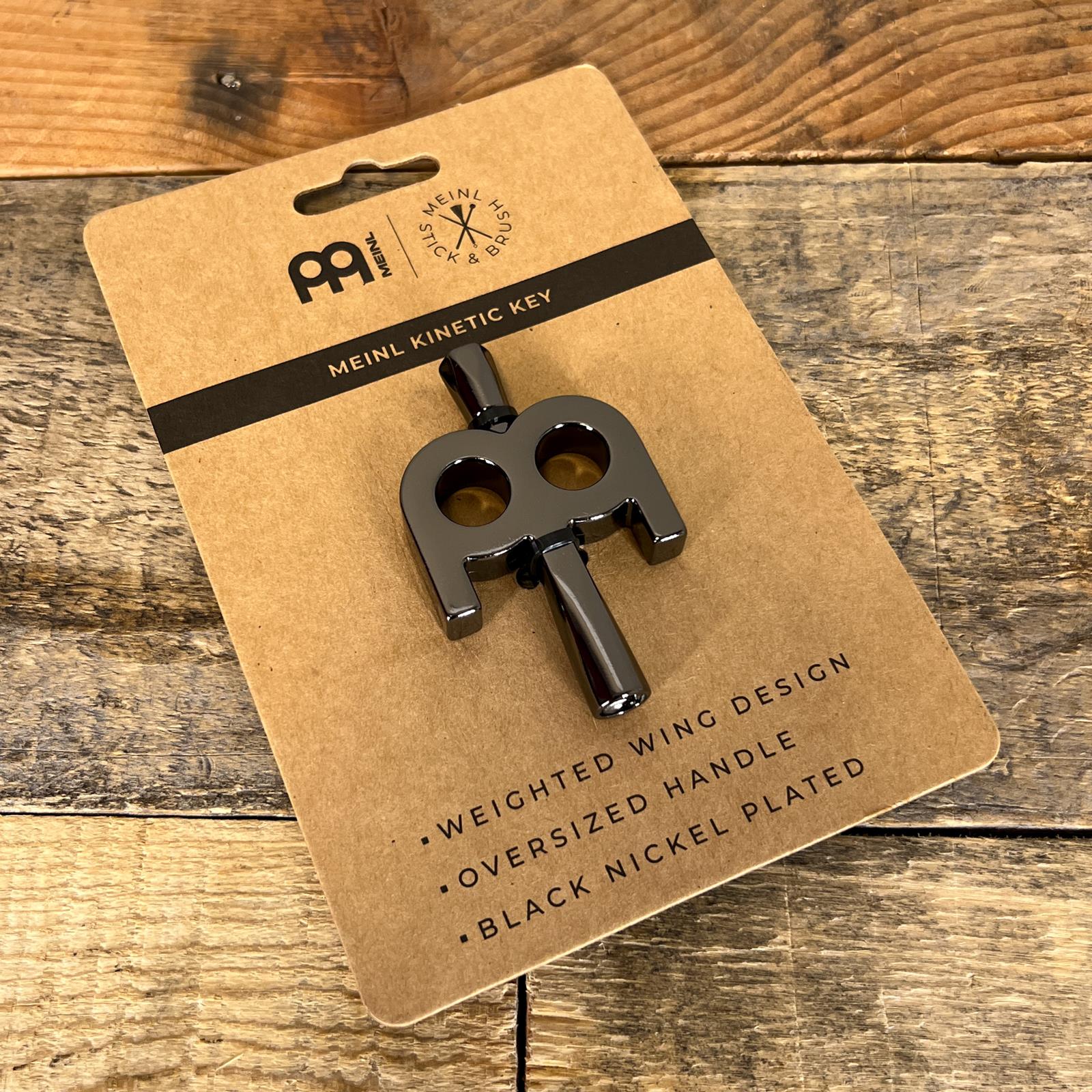 Meinl kinetic key, nickel plated, black