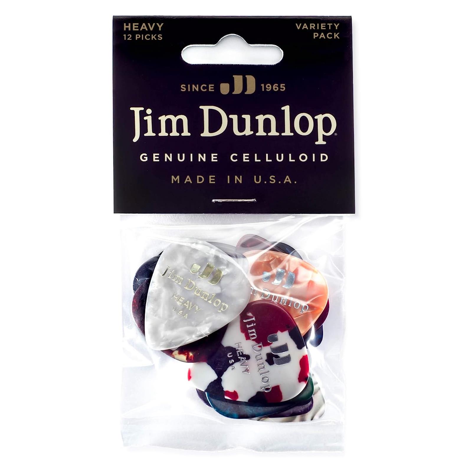 Dunlop Heavy Celluloid Variety Pack 12