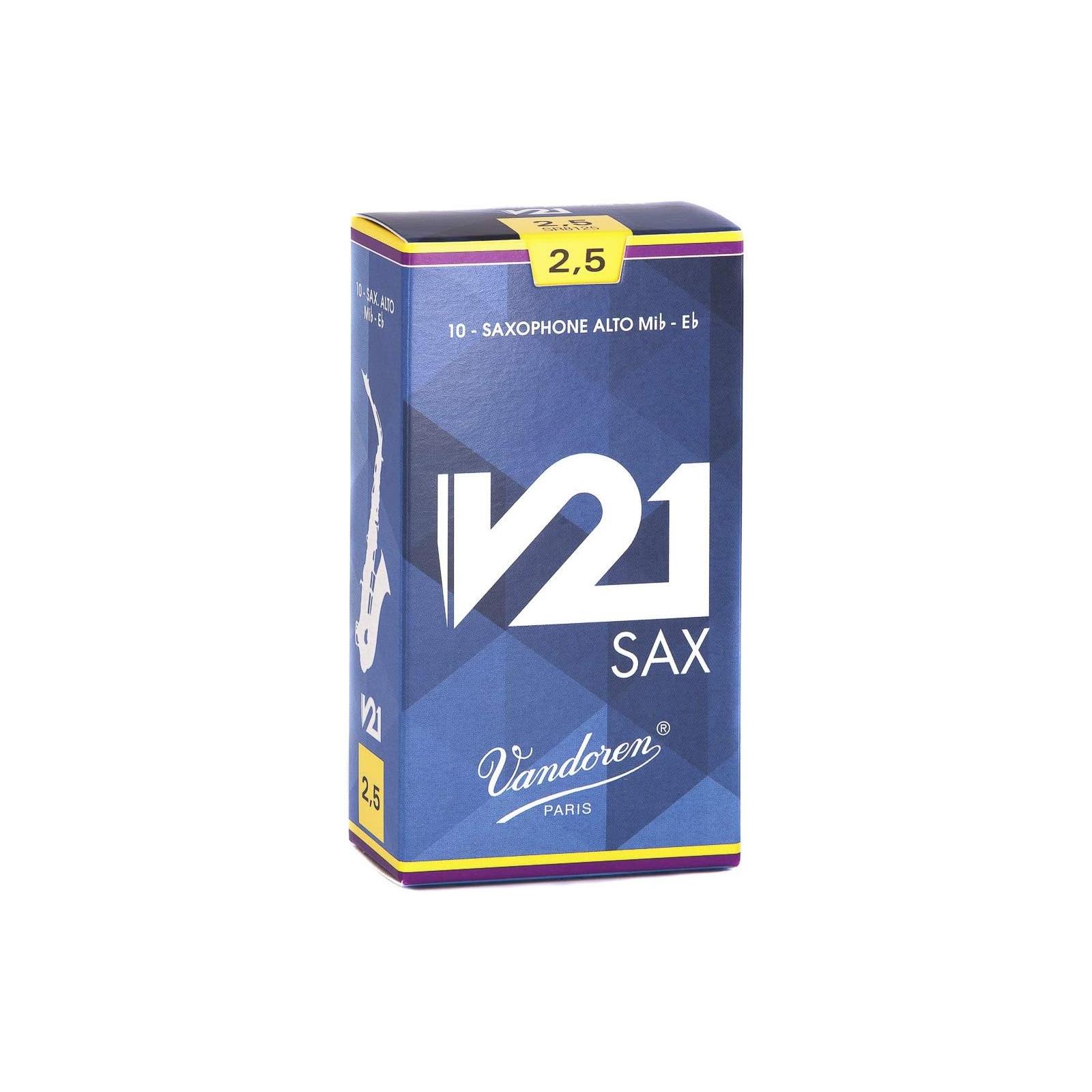 Vandoren V21 Alto Sax 2.5 V21 Box 10