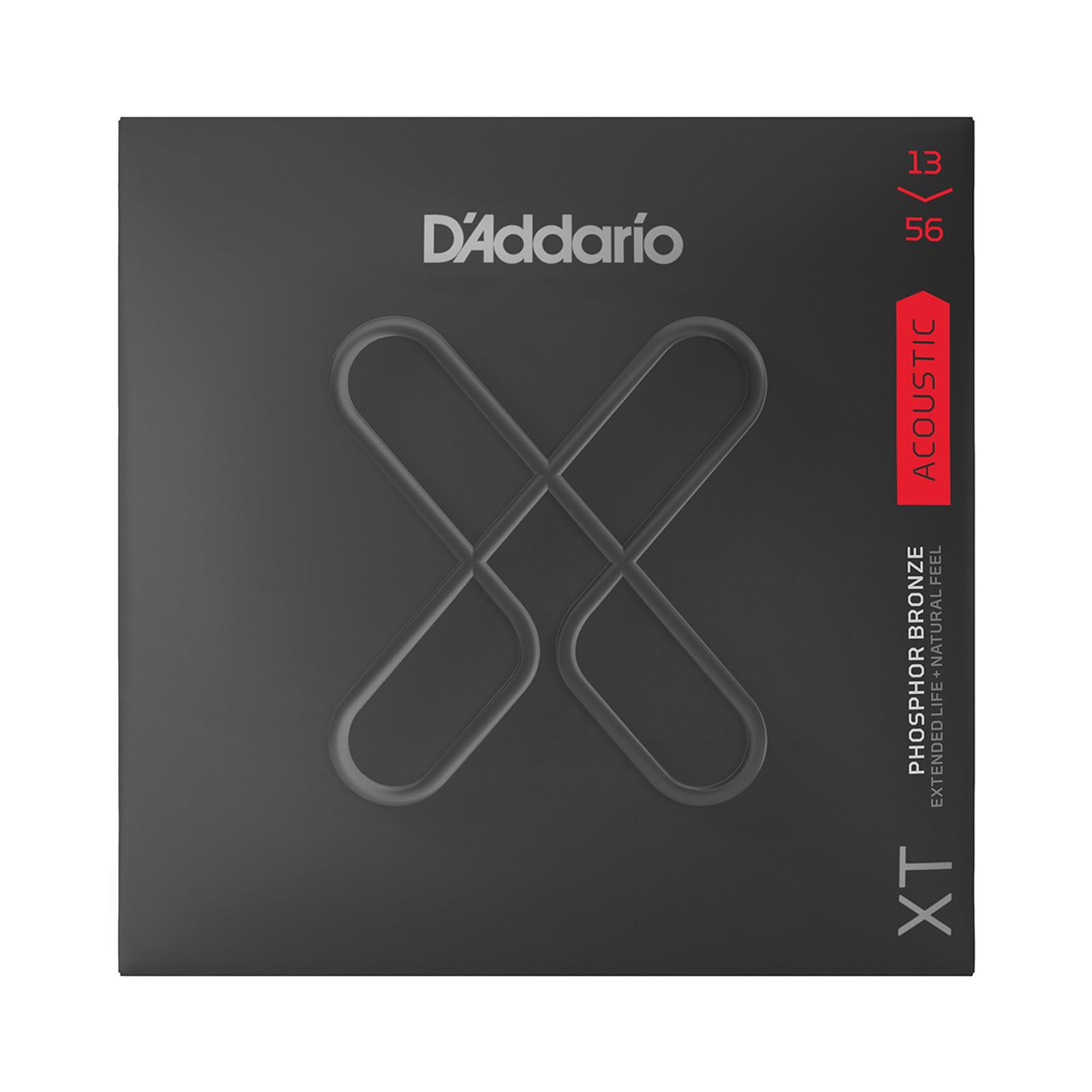 D'Addario 13-56 Medium, XT Phosphor Bronze Coated Acoustic Guitar Strings
