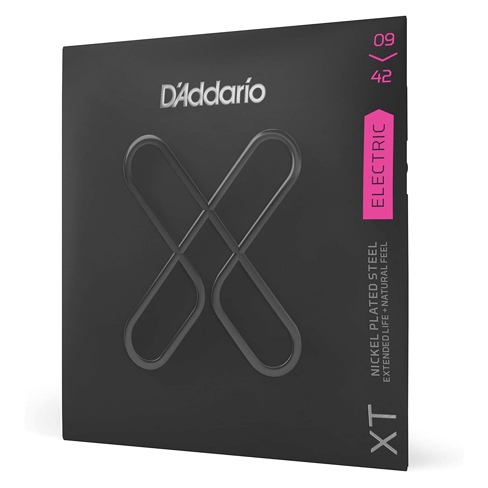 D'Addario 09-42 Super Light, XT Nickel Coated Electric Guitar Strings