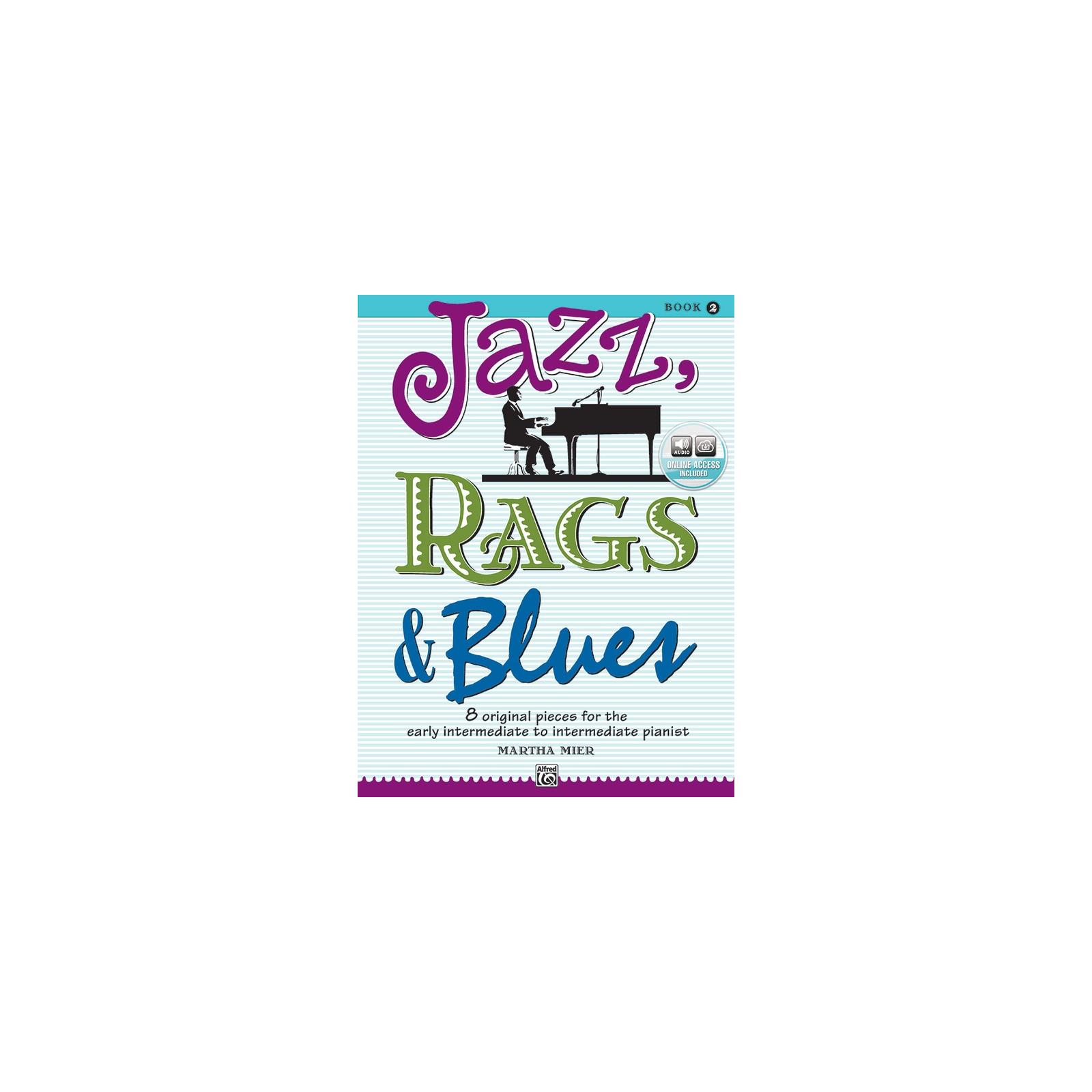 Piano Jazz, Rags & Blues Book 2 Online Access Included