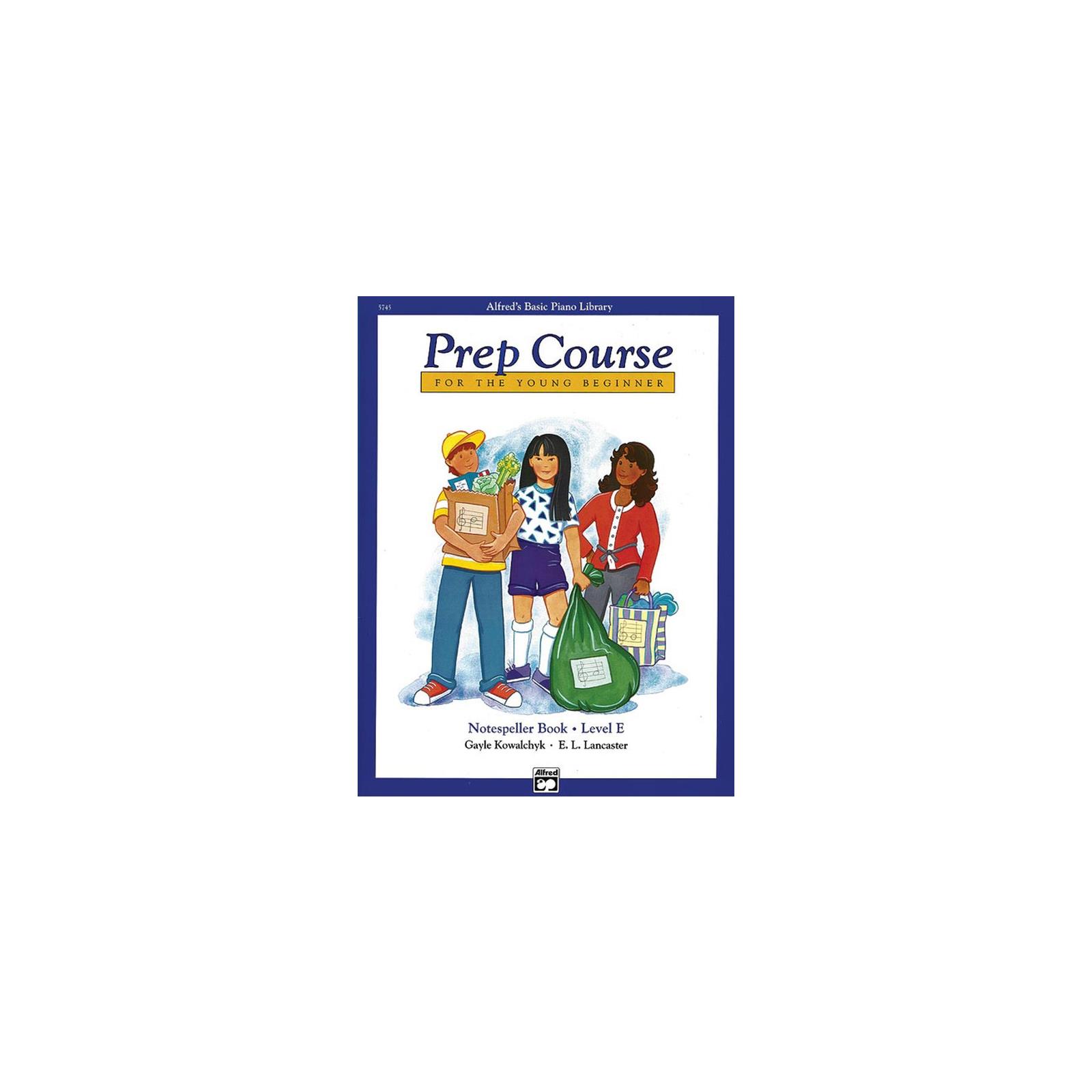 Piano Prep Course For The Young Beginner Notespeller Book Level E