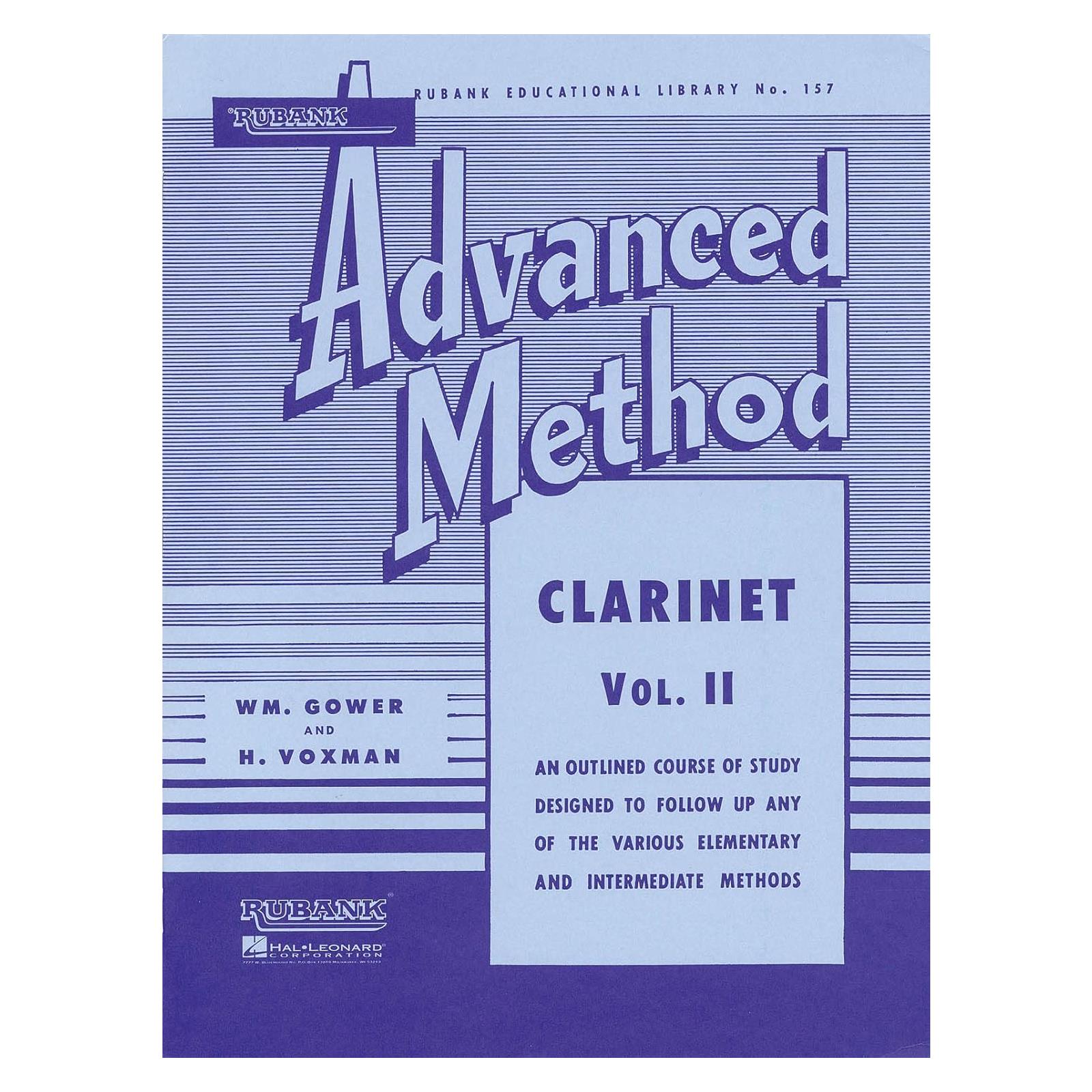 Clarinet Rubank Advanced Method Vol 2