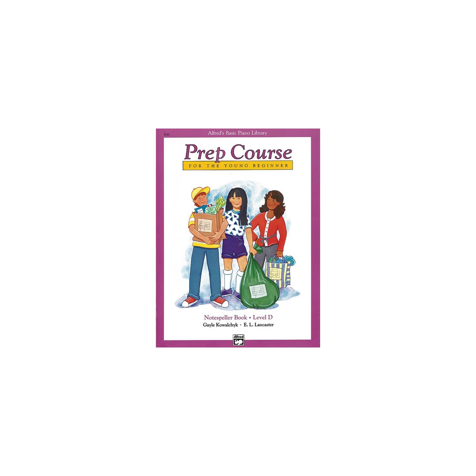 Piano Prep Course For The Young Beginner Notespeller Book Level D