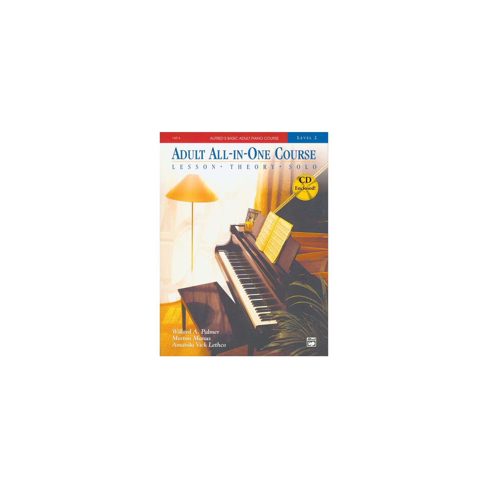 Piano Adult All-In-One Course Level 2 CD Enclosed