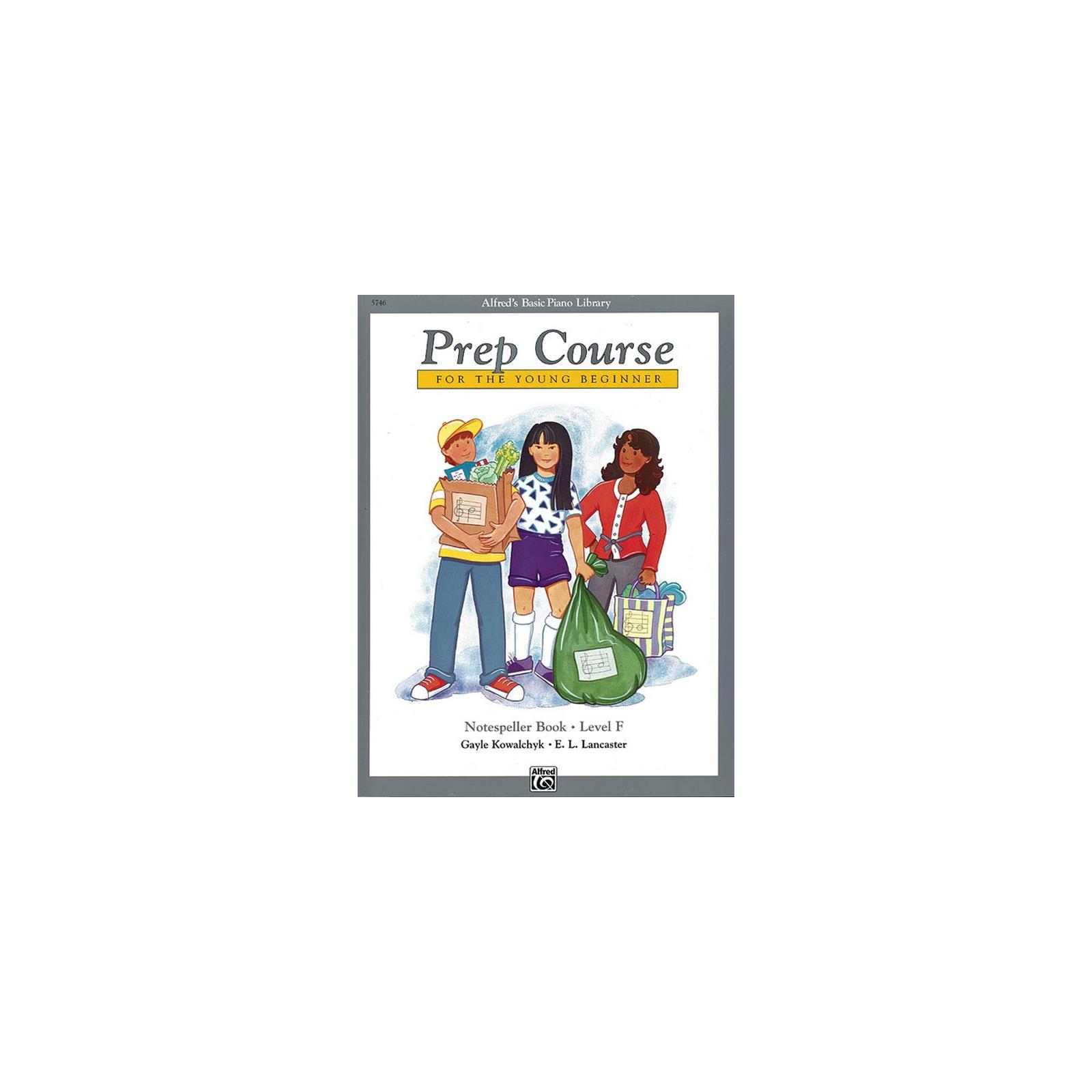 Piano Prep Course For The Young Beginner Notespeller Book Level F