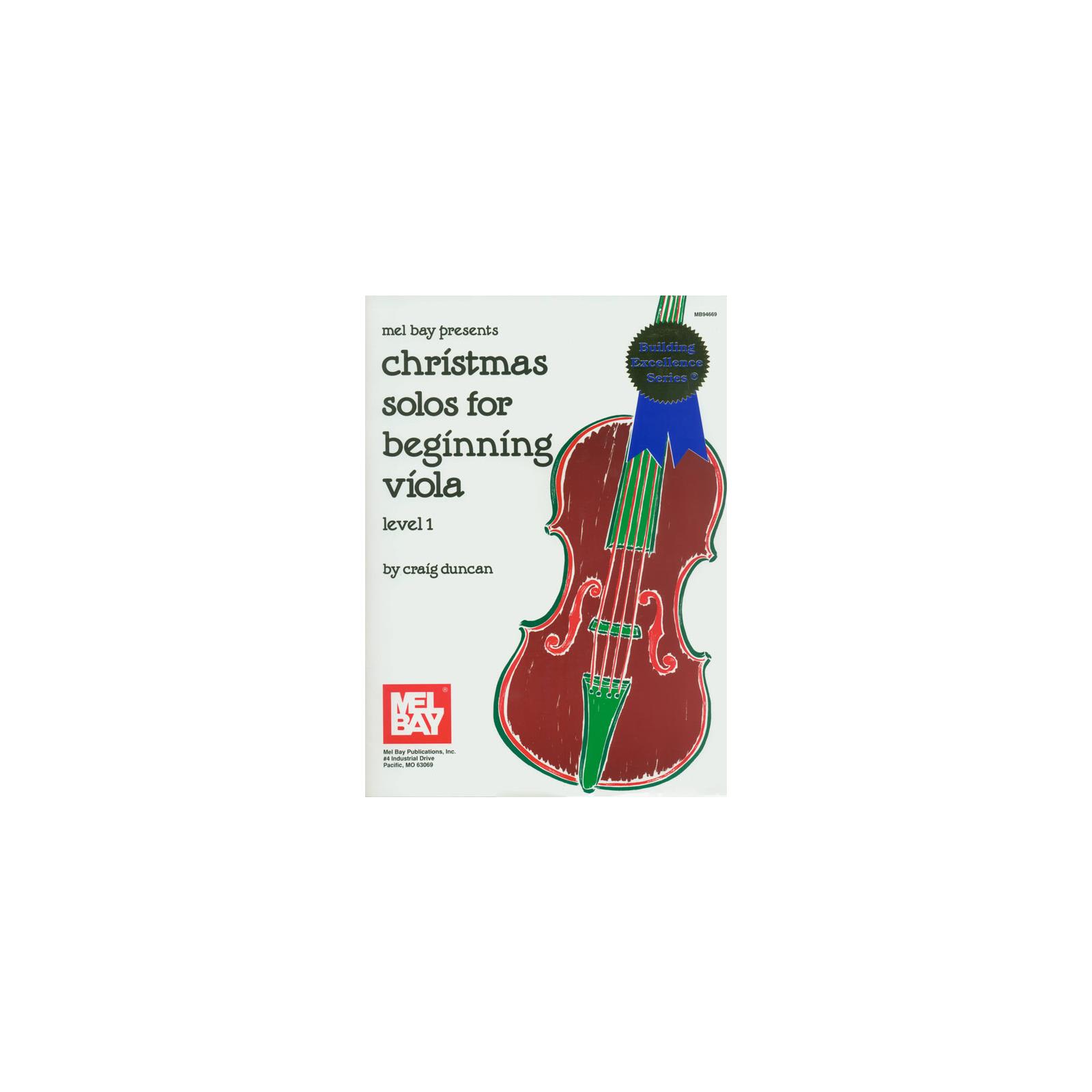 Viola Duncan Christmas Solos For Beginning Viola Level 1