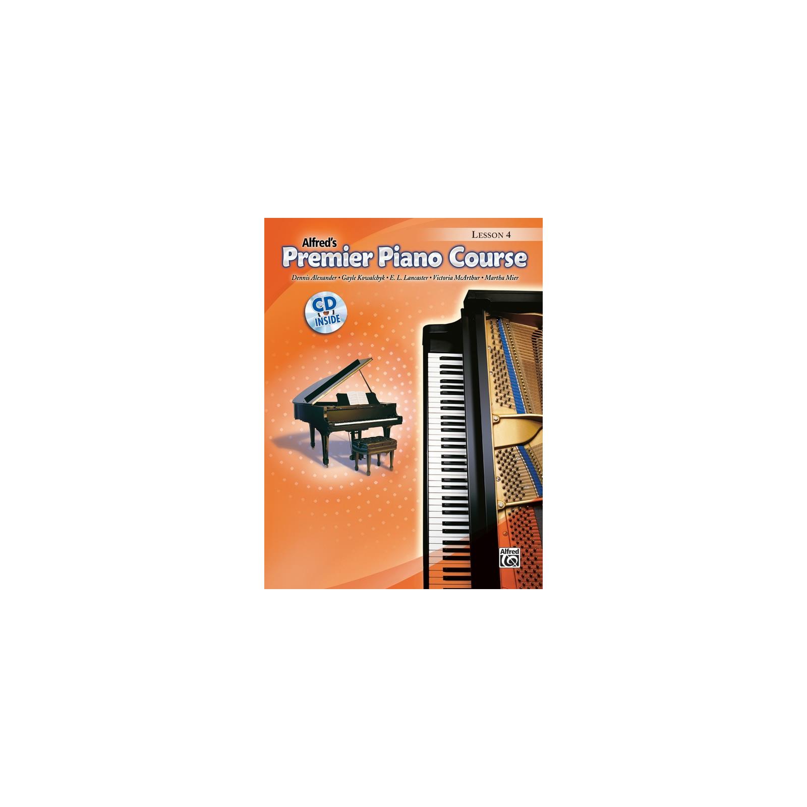 Alfred's Premier Piano Course Lesson 4 CD Included