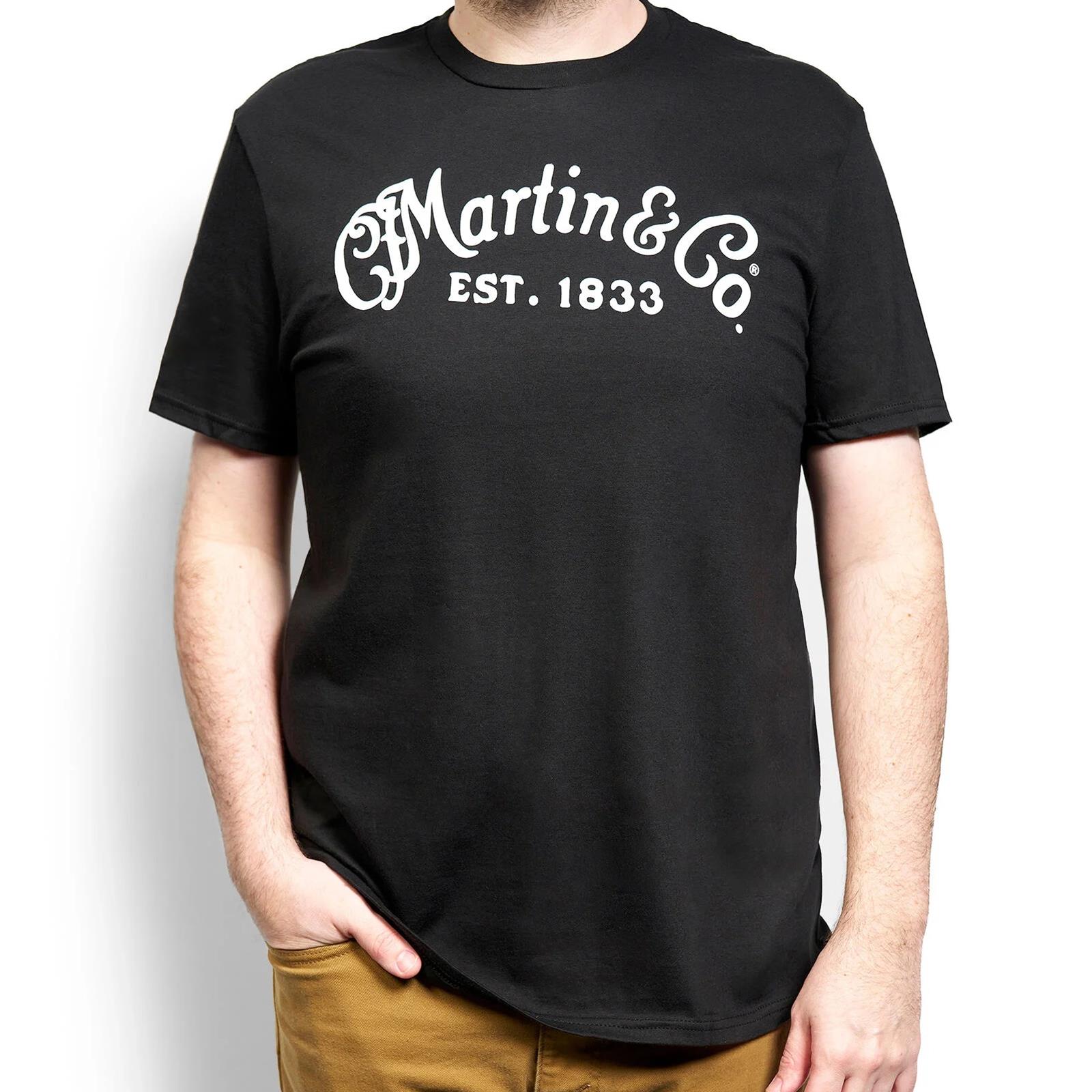 Martin Basic Logo T Shirt Black L