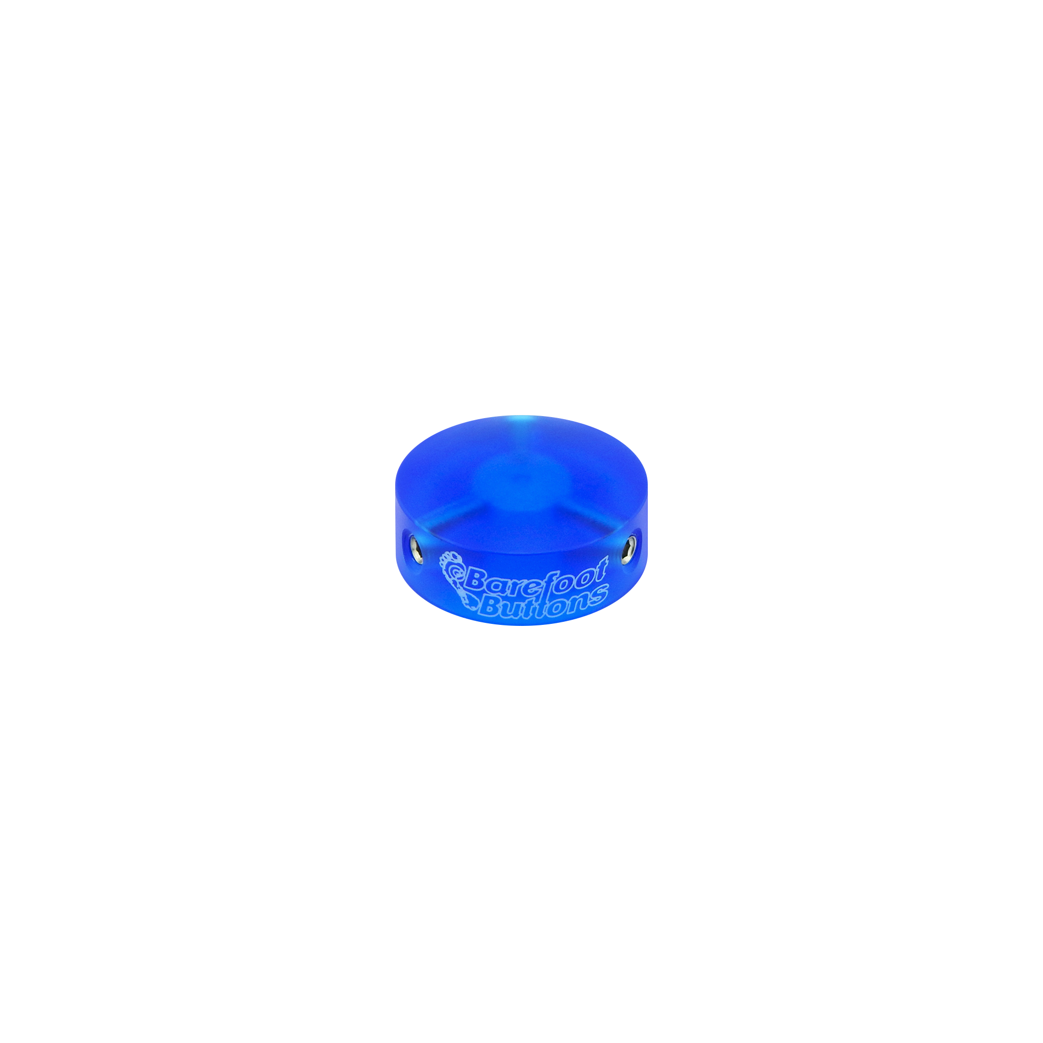 Barefoot Button V1 Acrylic Blue