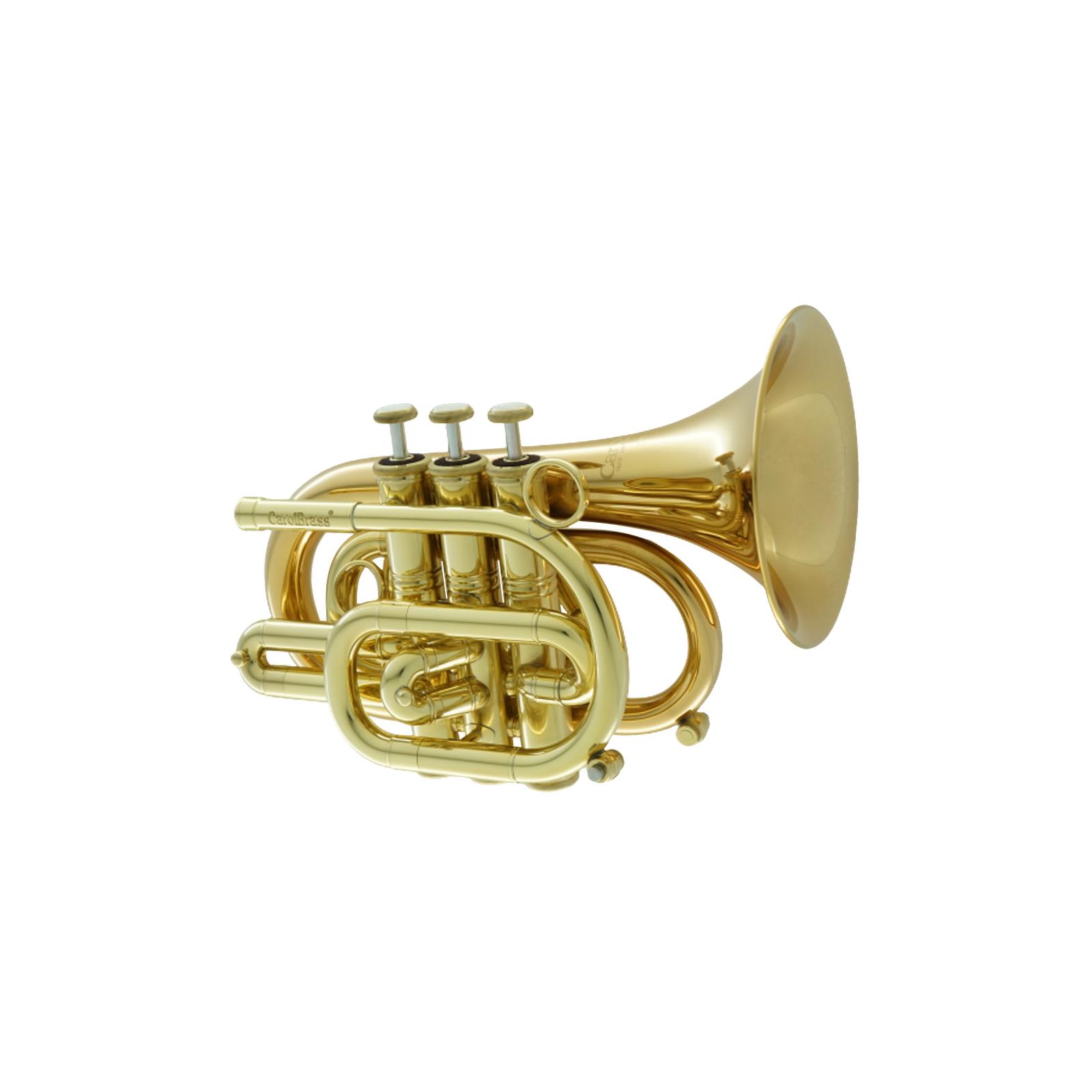 Carol Brass CPT-3000-GLS-L Pocket Trumpet Lacquer