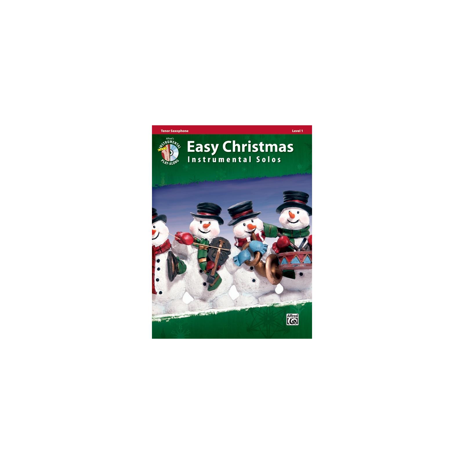 Tenor Saxophones Easy Christmas Instrumental Solos