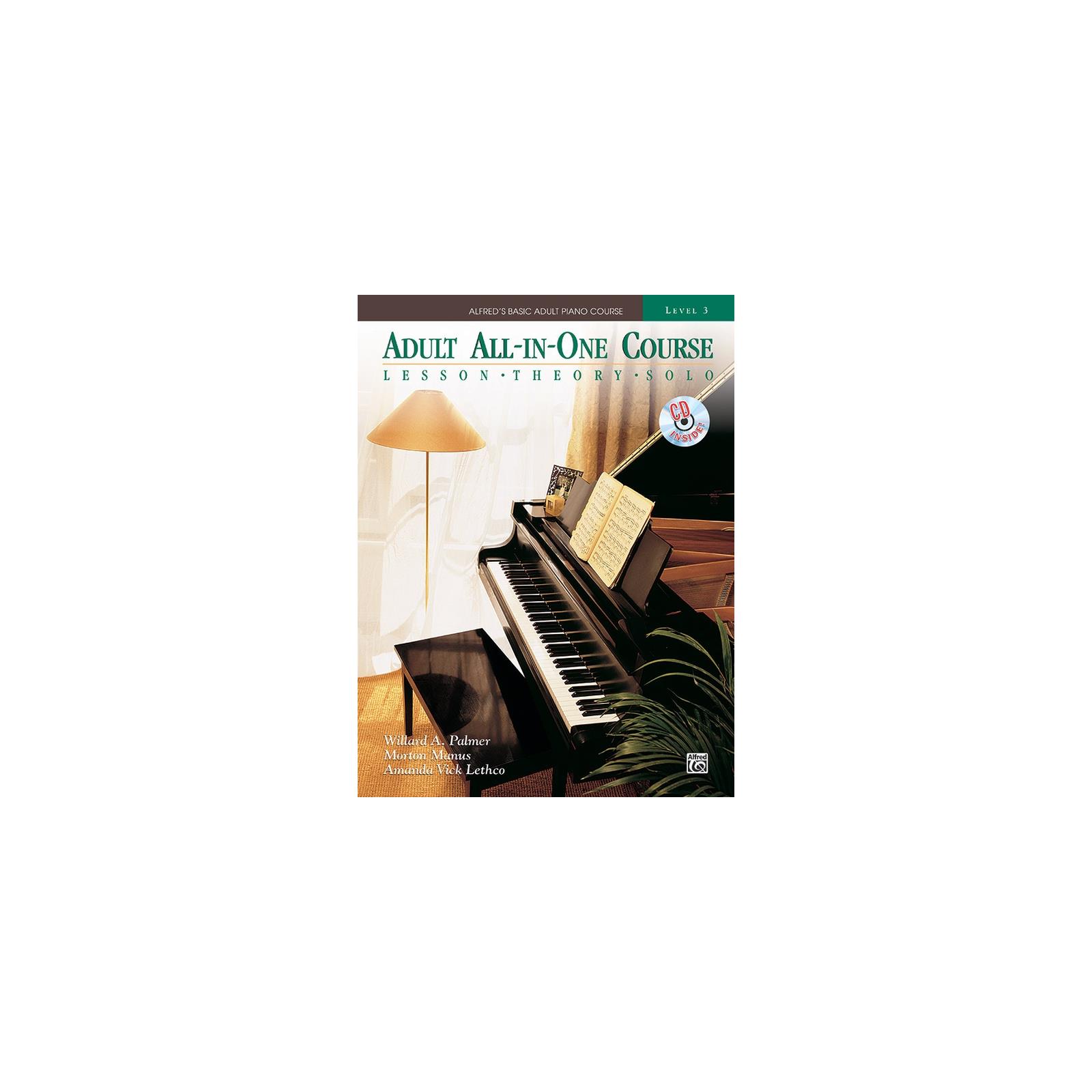 Piano Adult All-In-One Course Level 3 CD Enclosed