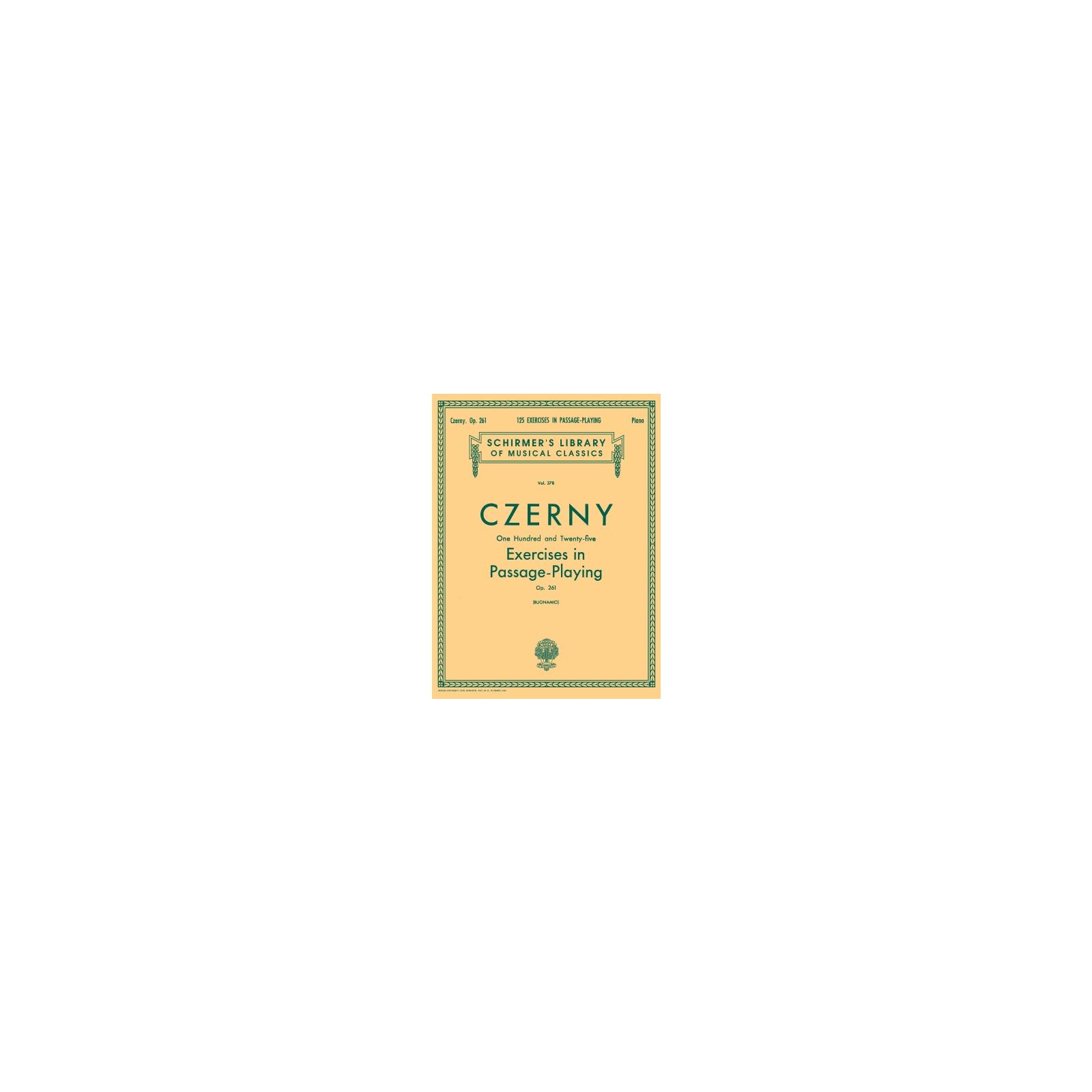 Piano Czerny 125 Exercises In Passage Playing