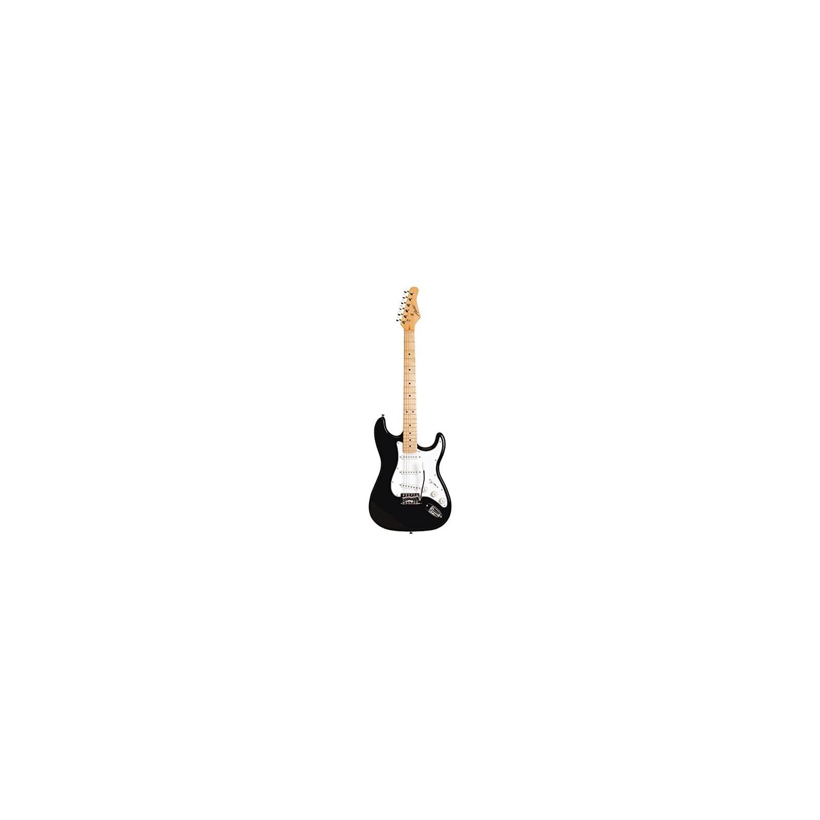 Austin "S" Style Guitar, Black