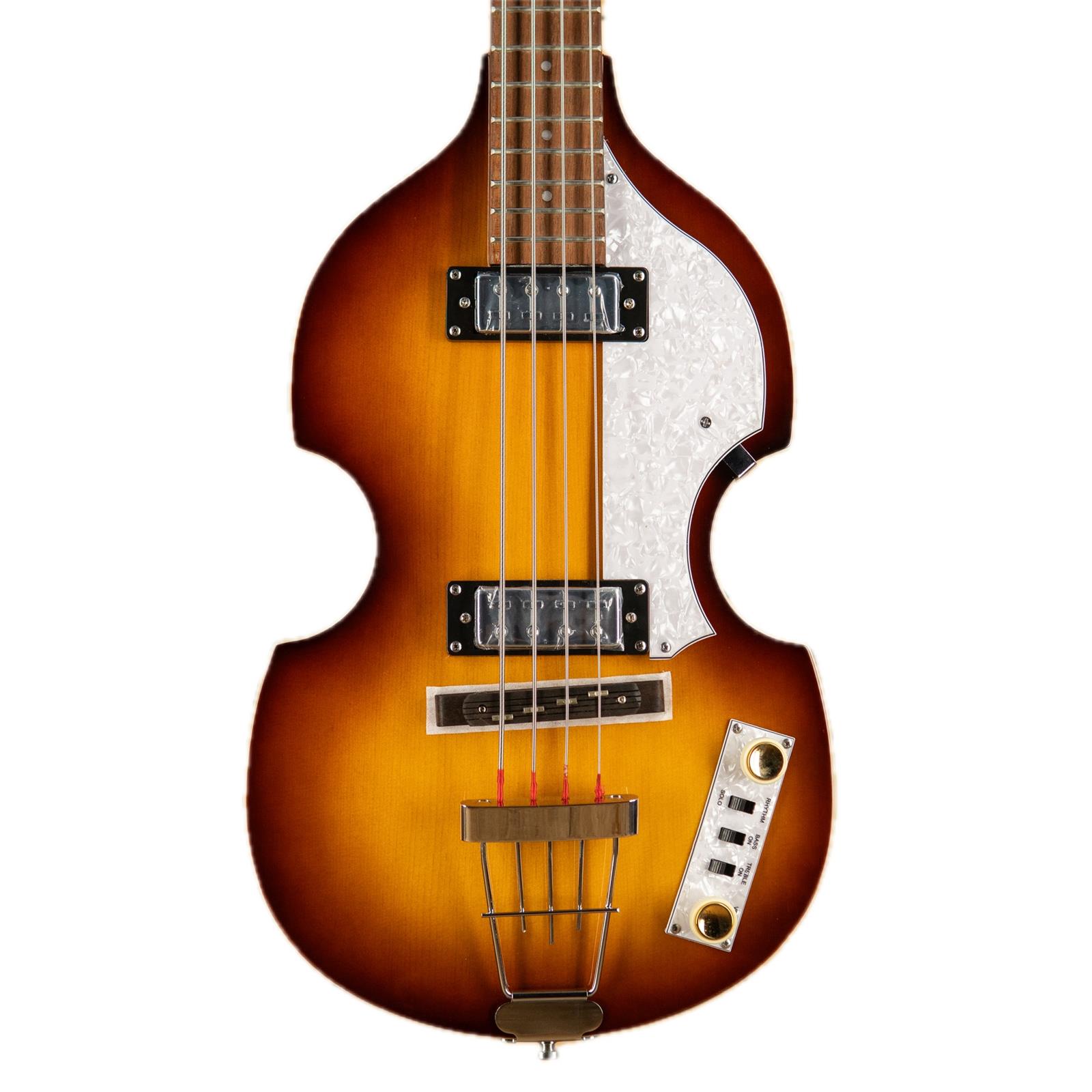 Hofner Ignition PRO Violin Bass, Sunburst, Teacup knobs