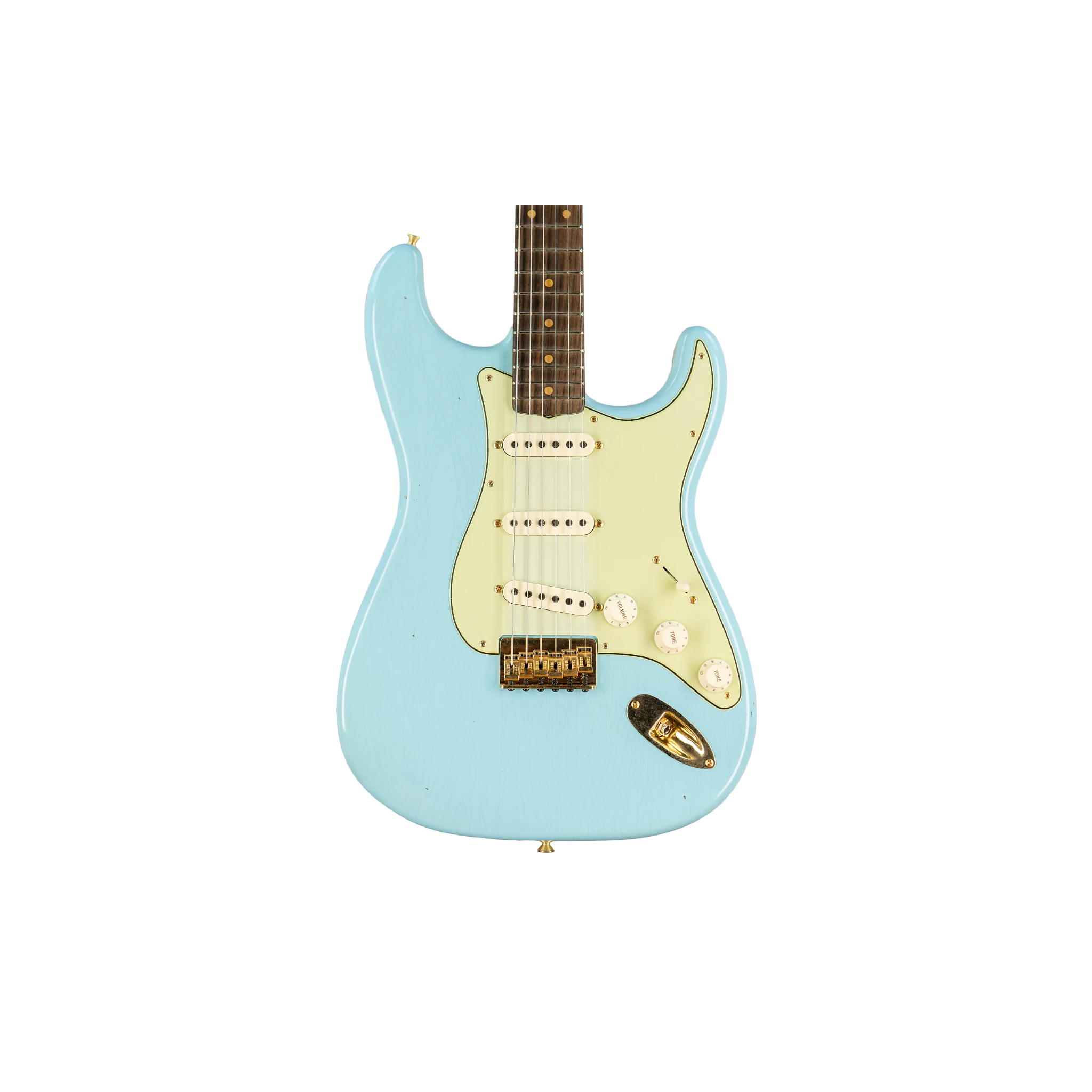 Fender Custom Shop 59 Strat Journeyman Closet Classic Faded Daphne Blue 1021