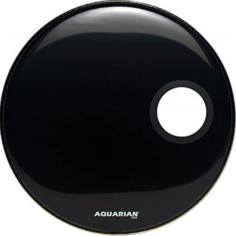 Aquarian 16" Resonant Small Offset Port Gloss Black