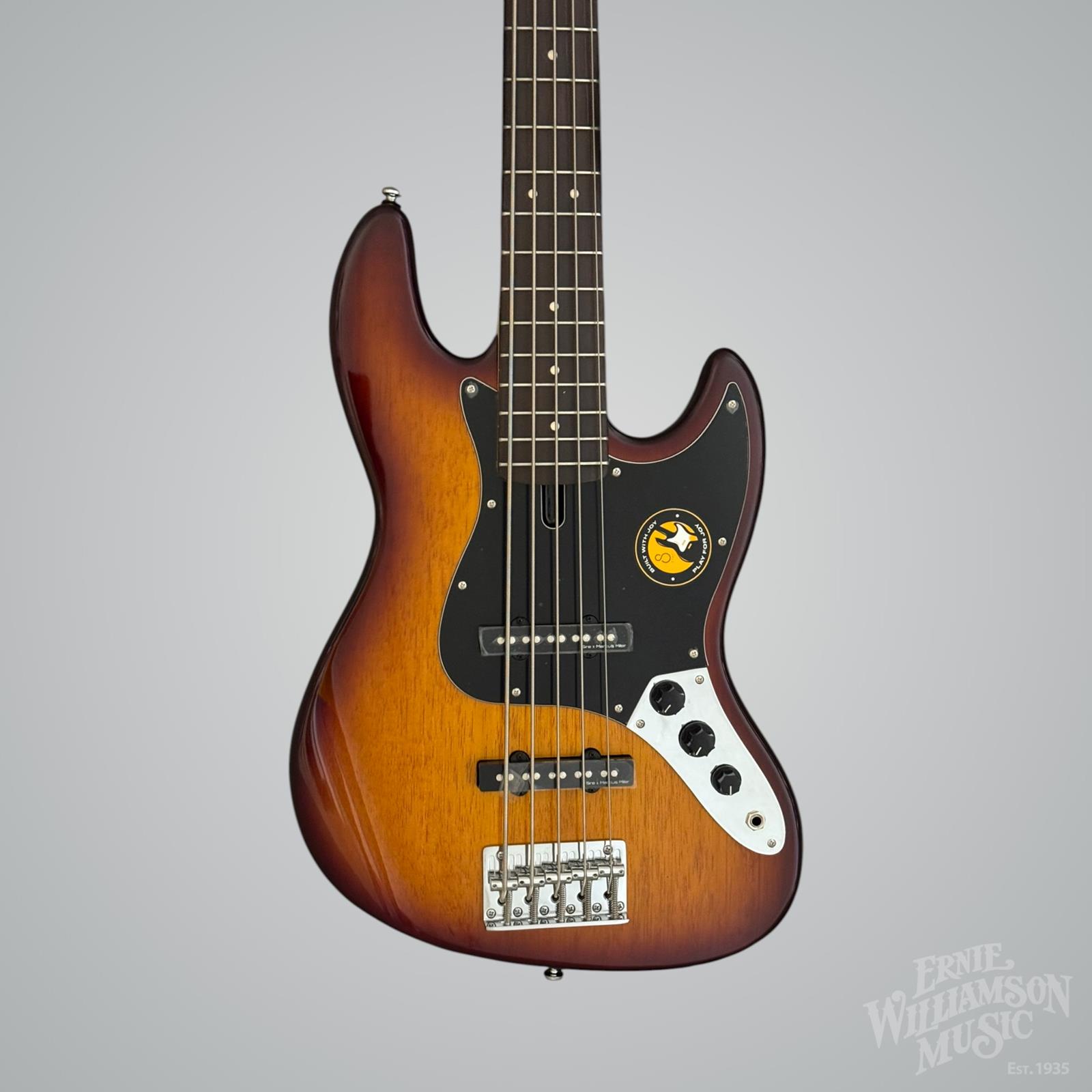 Sire V3P 5-String Passive Tobacco Sunburst