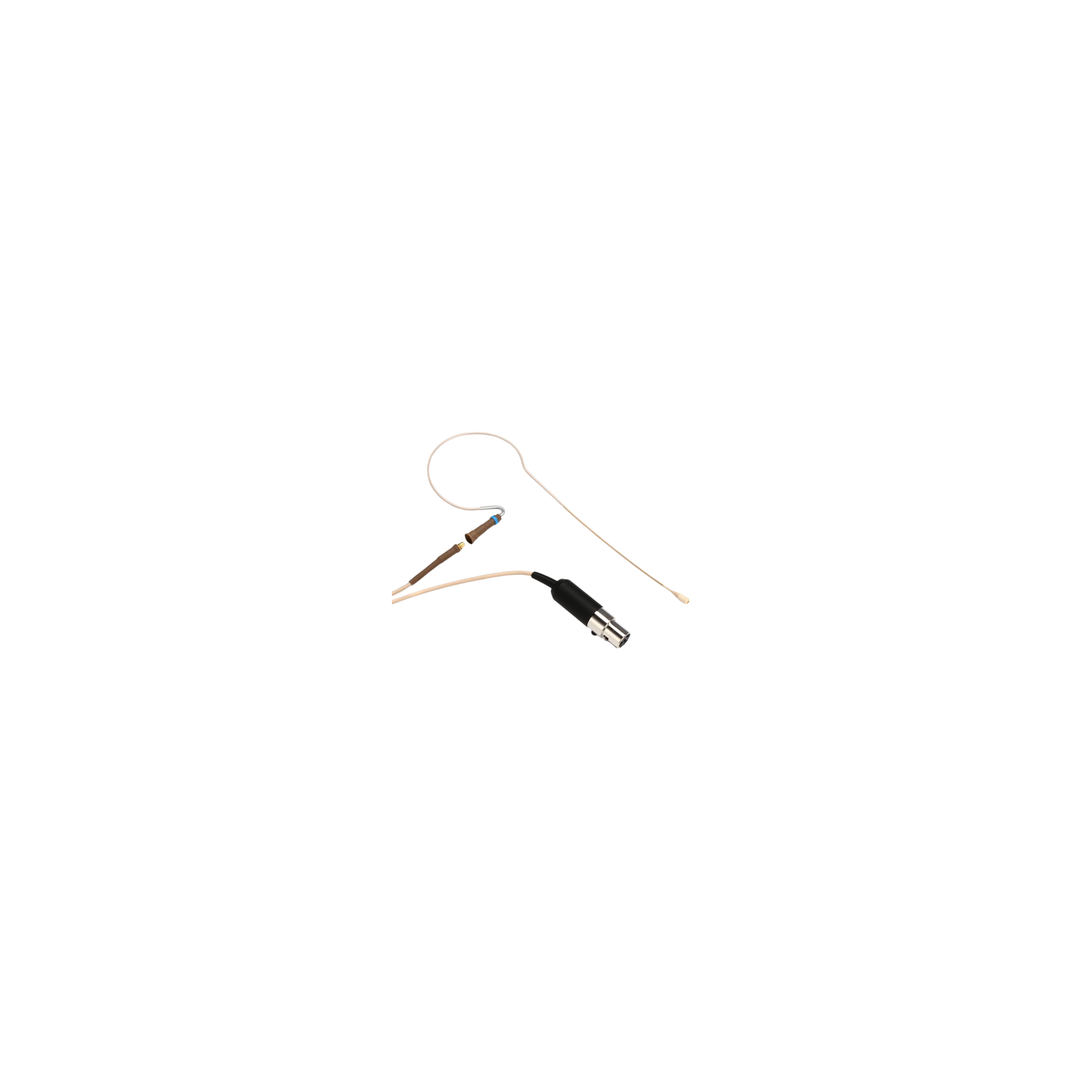 Countryman E6 Omnidirectional Earset - Low Gain w/2mm Cable and TA4F Connector