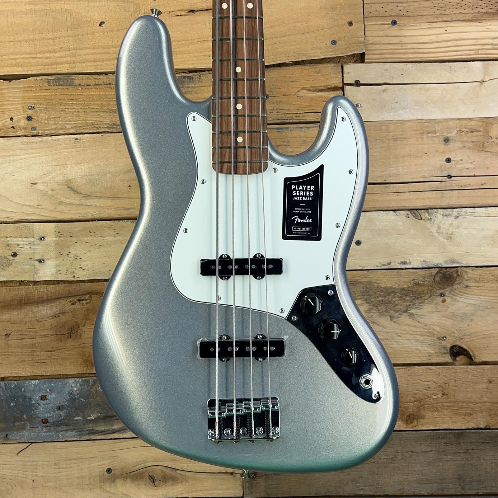 Fender Player Jazz Bass®, Pau Ferro Fingerboard, Silver B Stock
