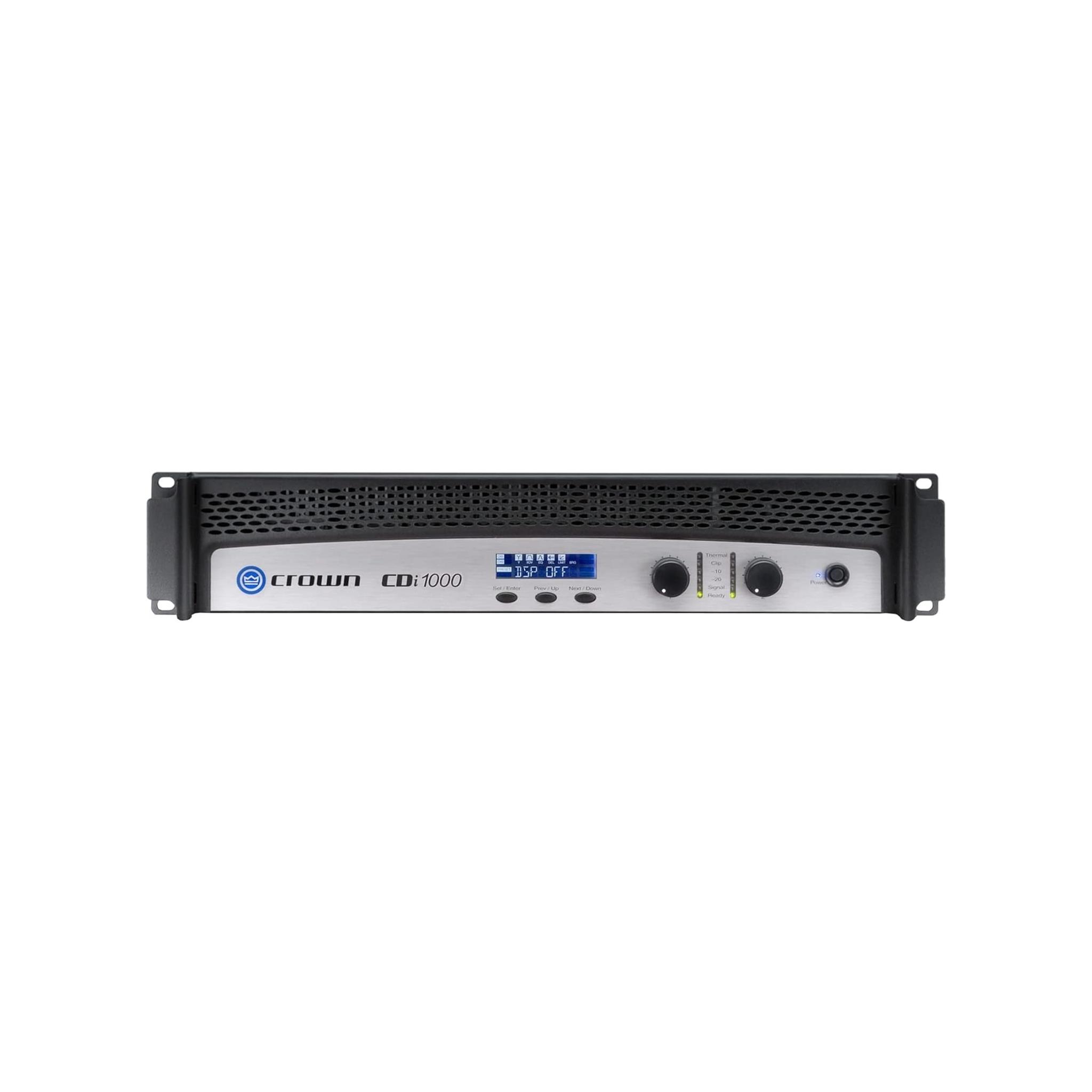 Crown dual channel commercial power amplifier with DSP