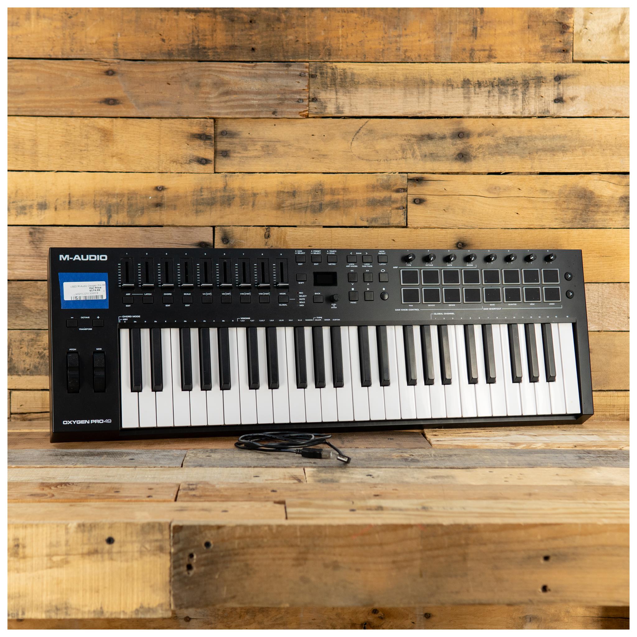 M-Audio Oxygen Pro 49 MIDI Keyboard/Controller - USED