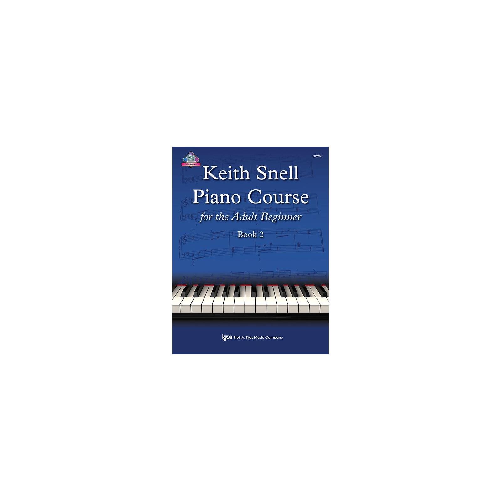 Piano Keith Snell Piano Course for the Adult Beginner Book 2 Online Access Included