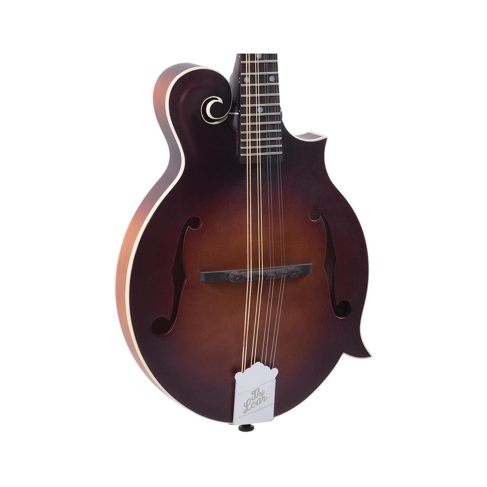 The Loar F Mandolin, A/E, Solid Top, Brownburst
