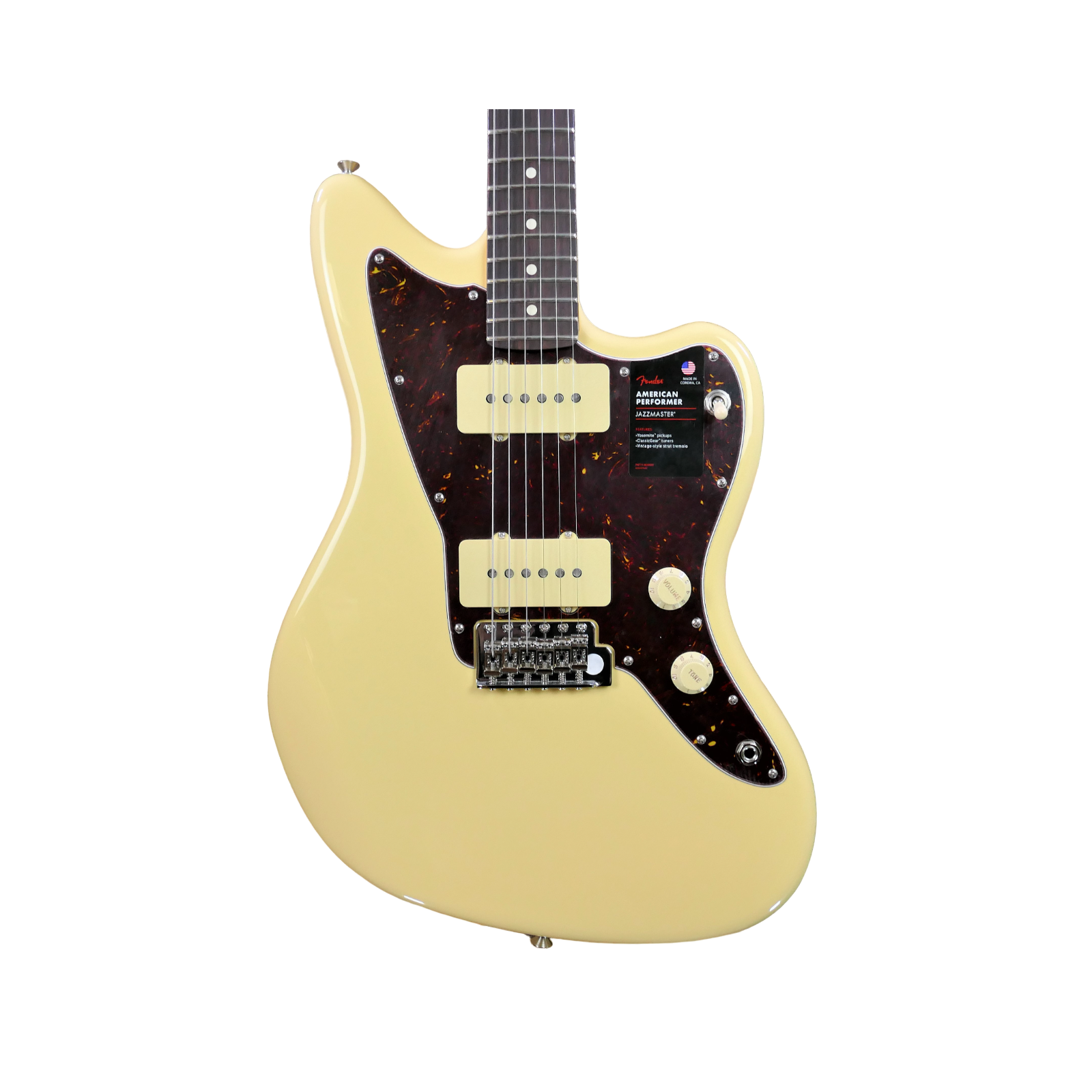 Fender American Performer B STOCK Jazzmaster Rosewood Fingerboard, Vintage White