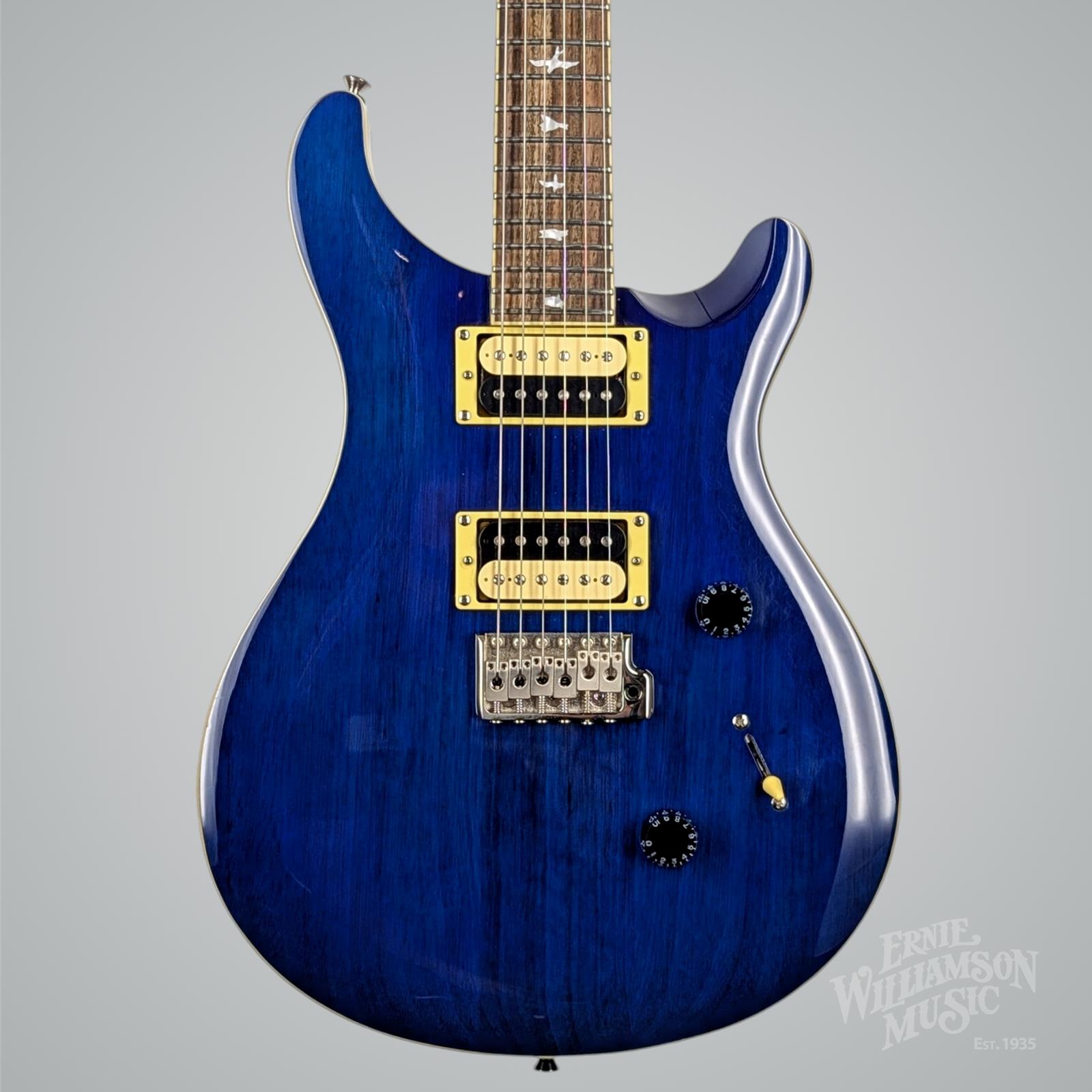 PRS se PRS SE Standard, Transparent Blue, w/ Case - USED