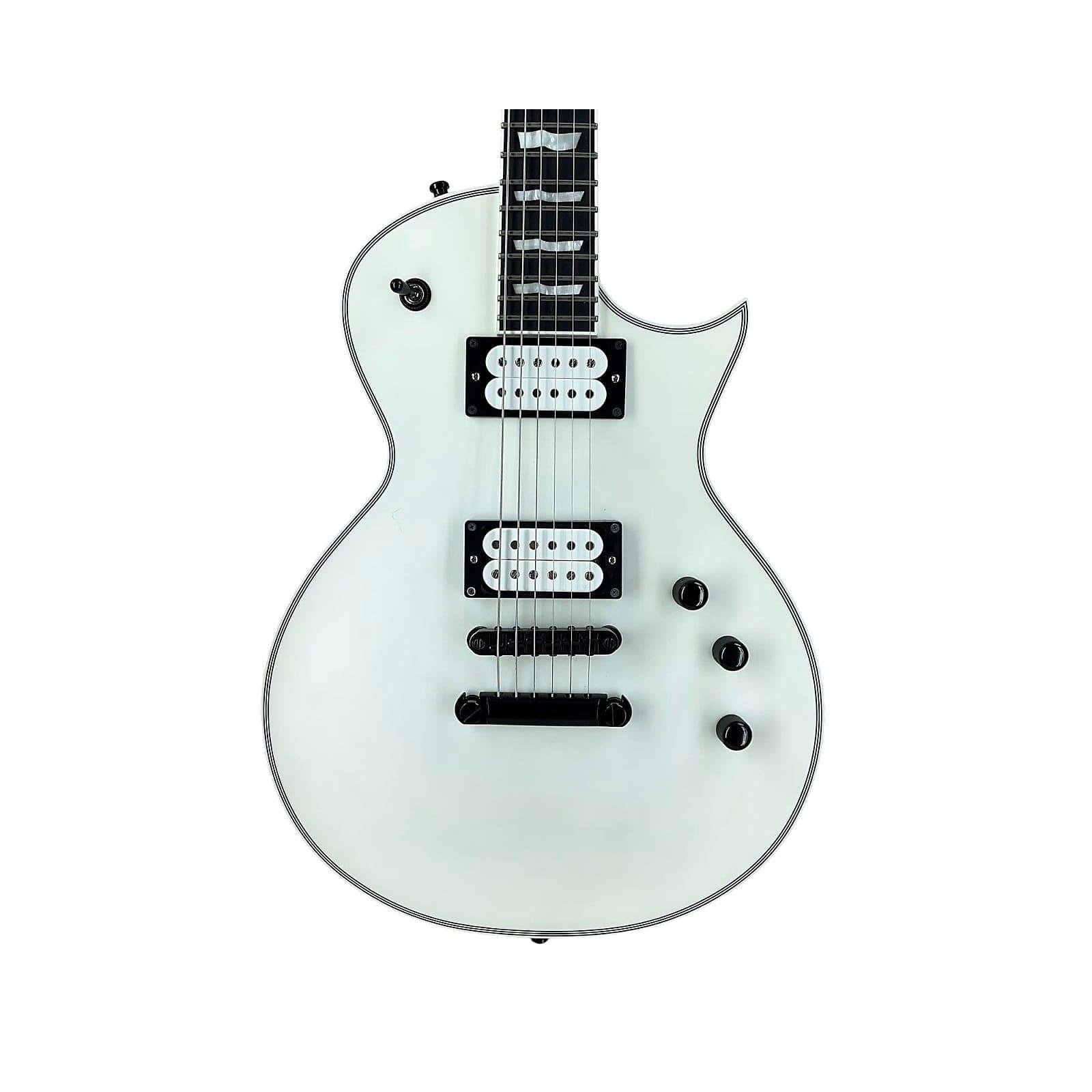 Used ESP E-II Eclipse Electric Guitar - Snow White Satin