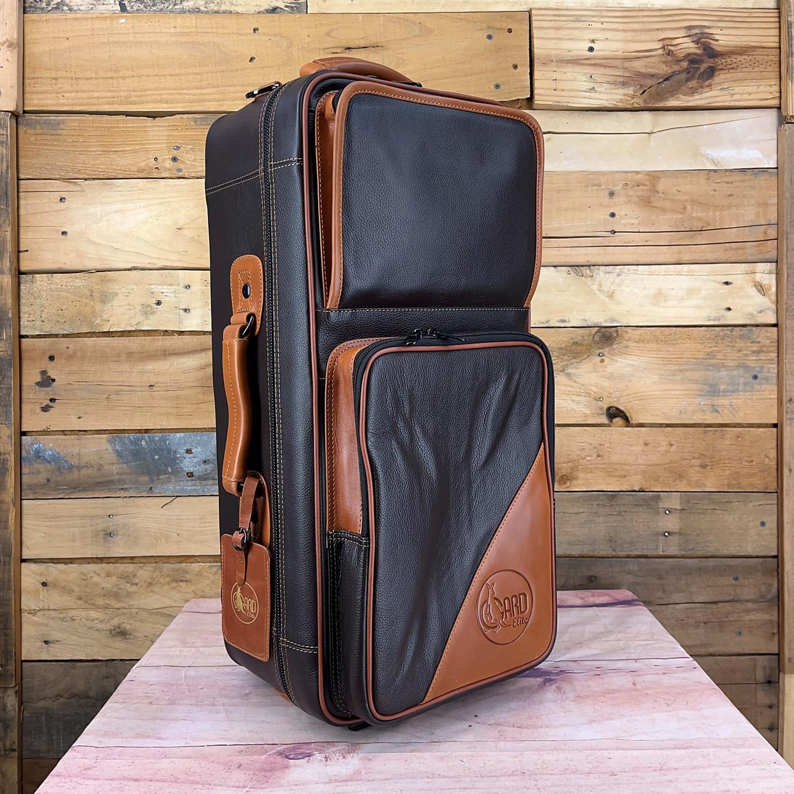 Gard Bags Double Trumpet Fiberglass Shell Coffee Brown