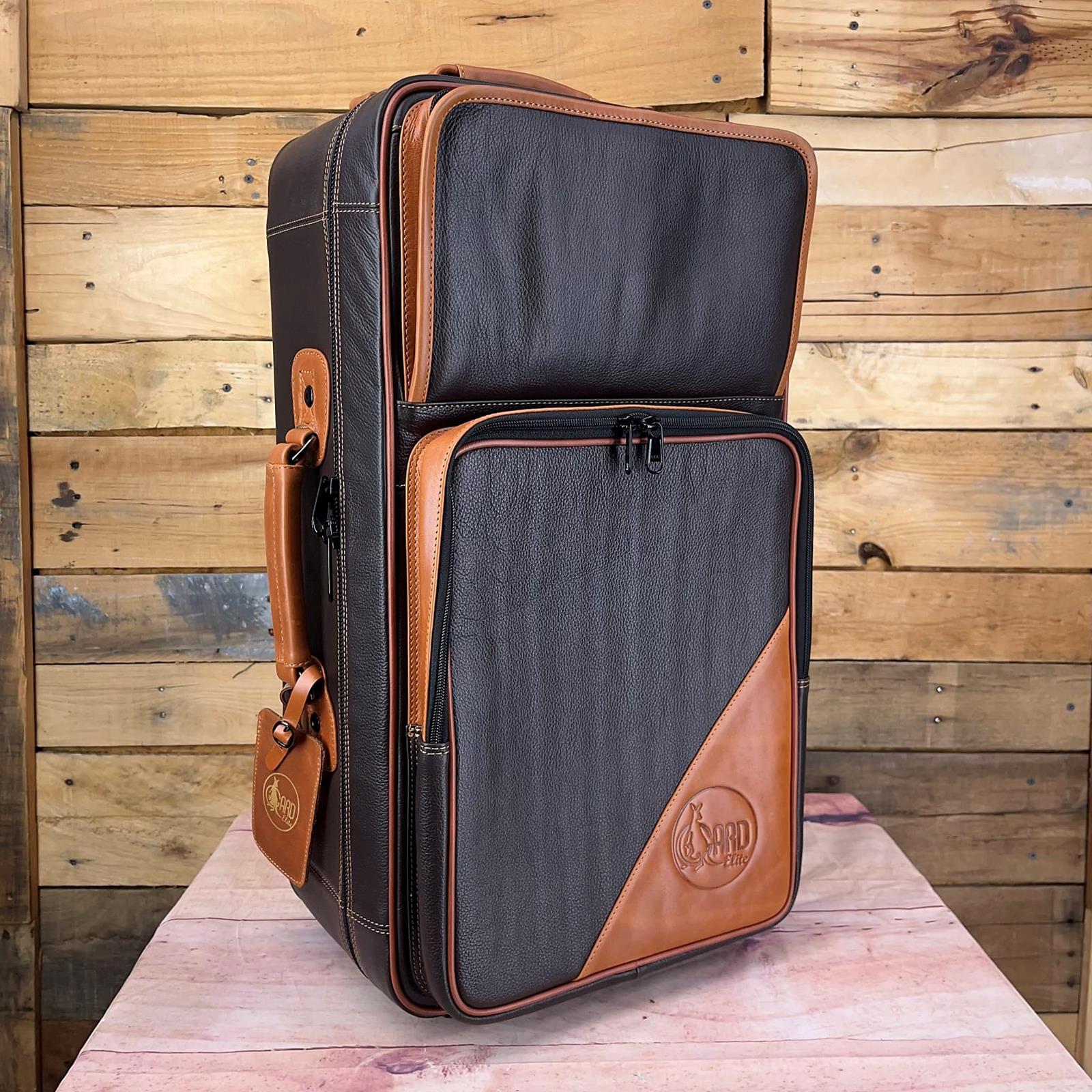 Gard Bags Triple Trumpet Fiberglass Shell Coffee Brown