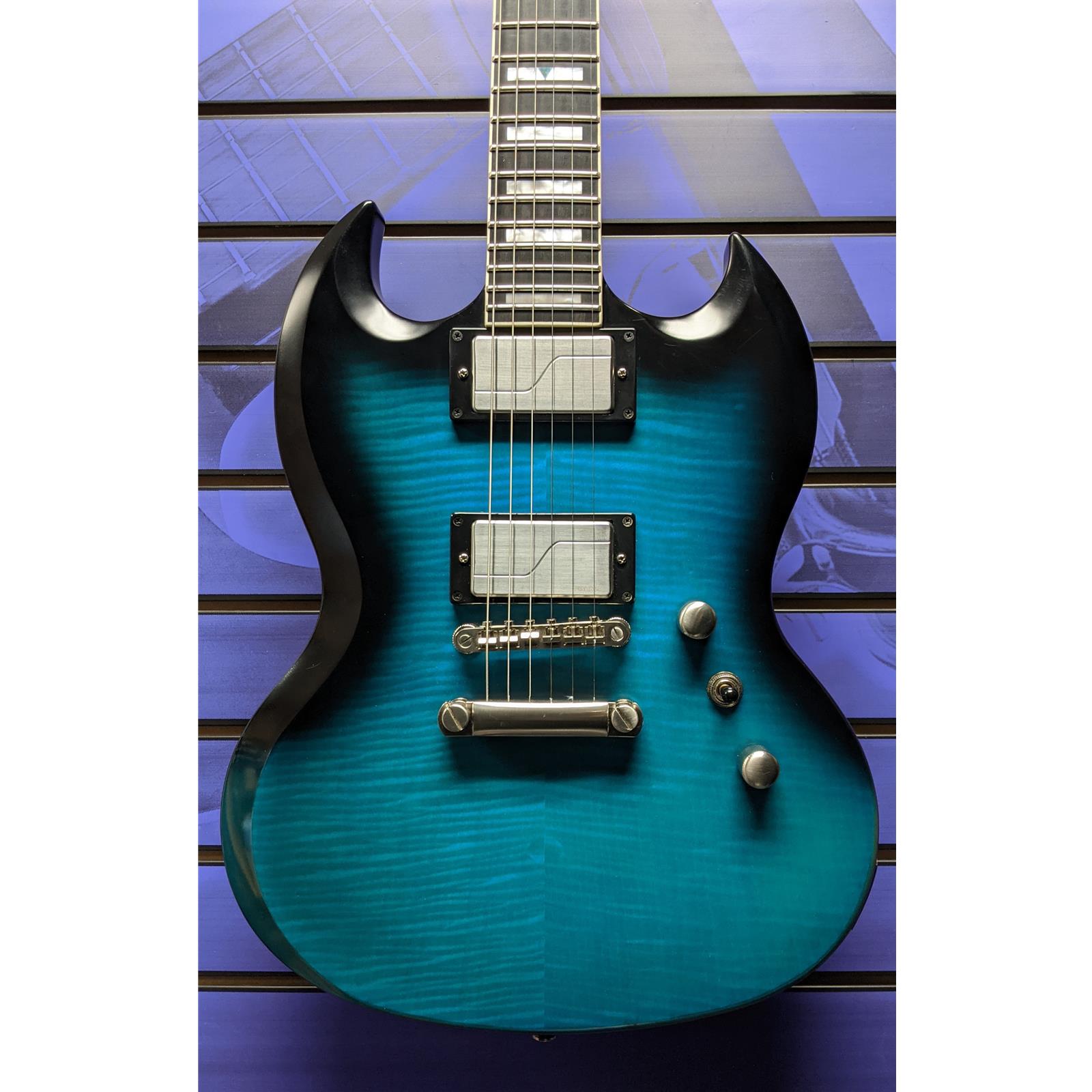 EPIPHONE Epiphone Prophecy SG Blue Tiger USED