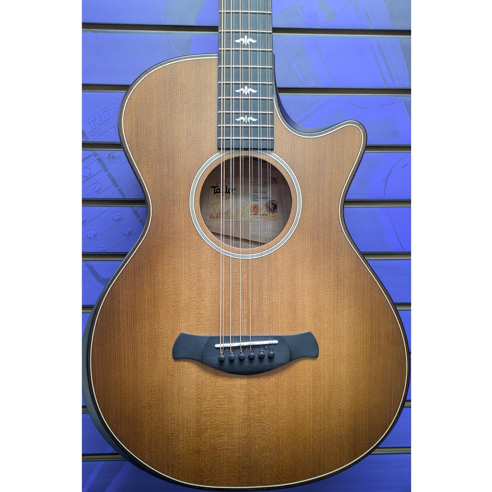 Taylor 652ce 12 String Builder's Edition - Wild Honey Burst