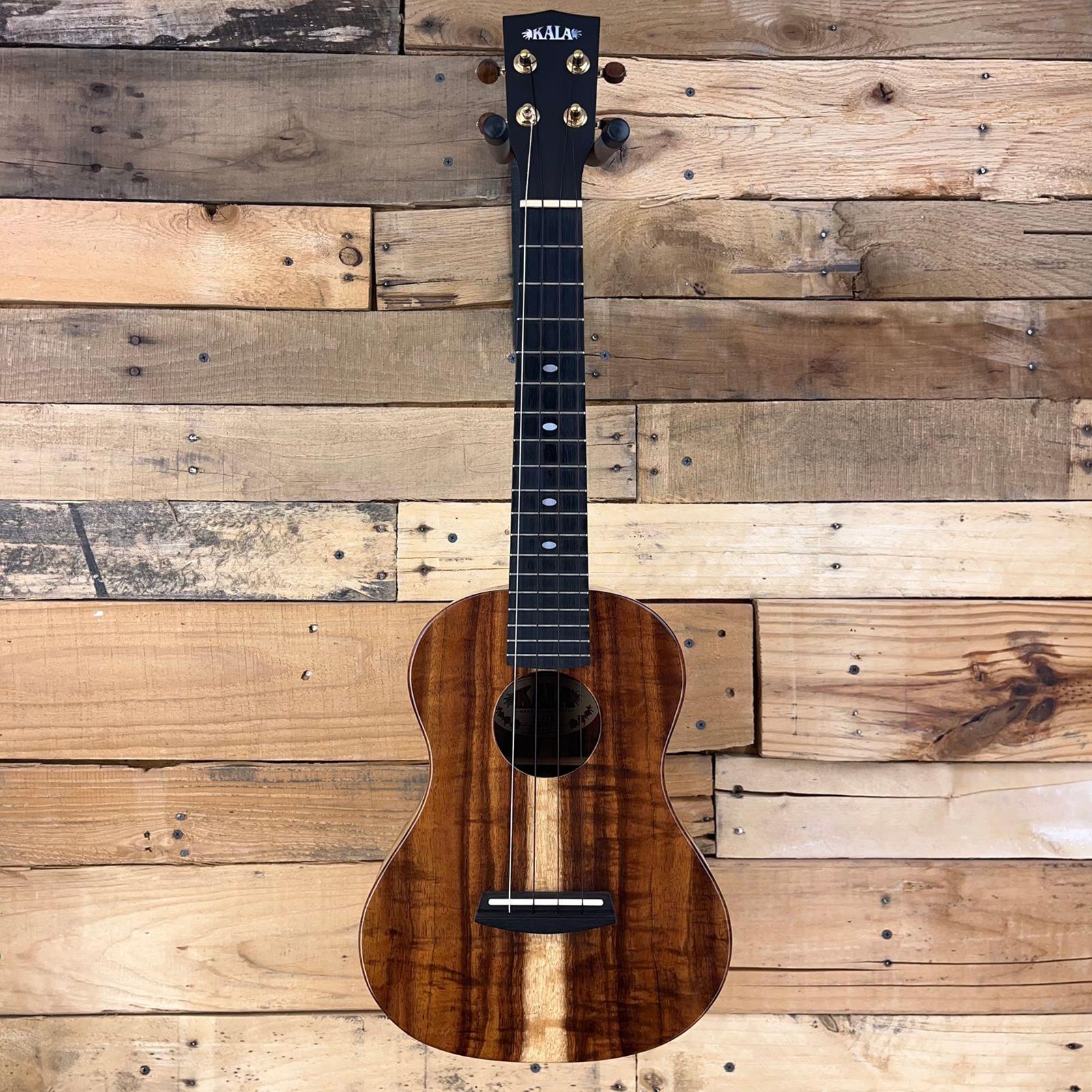 Kala Ukulele Used Kala 3KOA-TG Elite 3 Series Solid Koa Tenor Ukulele