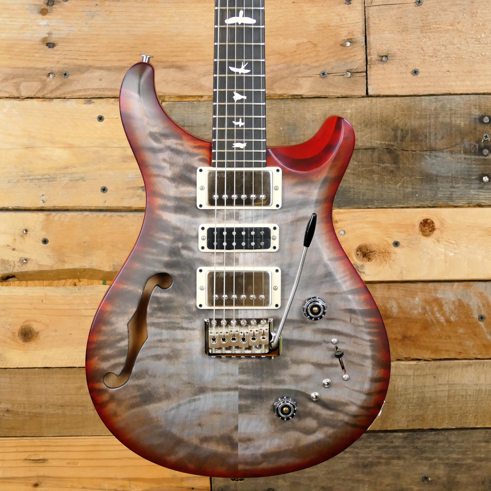 USED PRS S2 Wood Library - Semi Hollow - Saitn Faded Grey