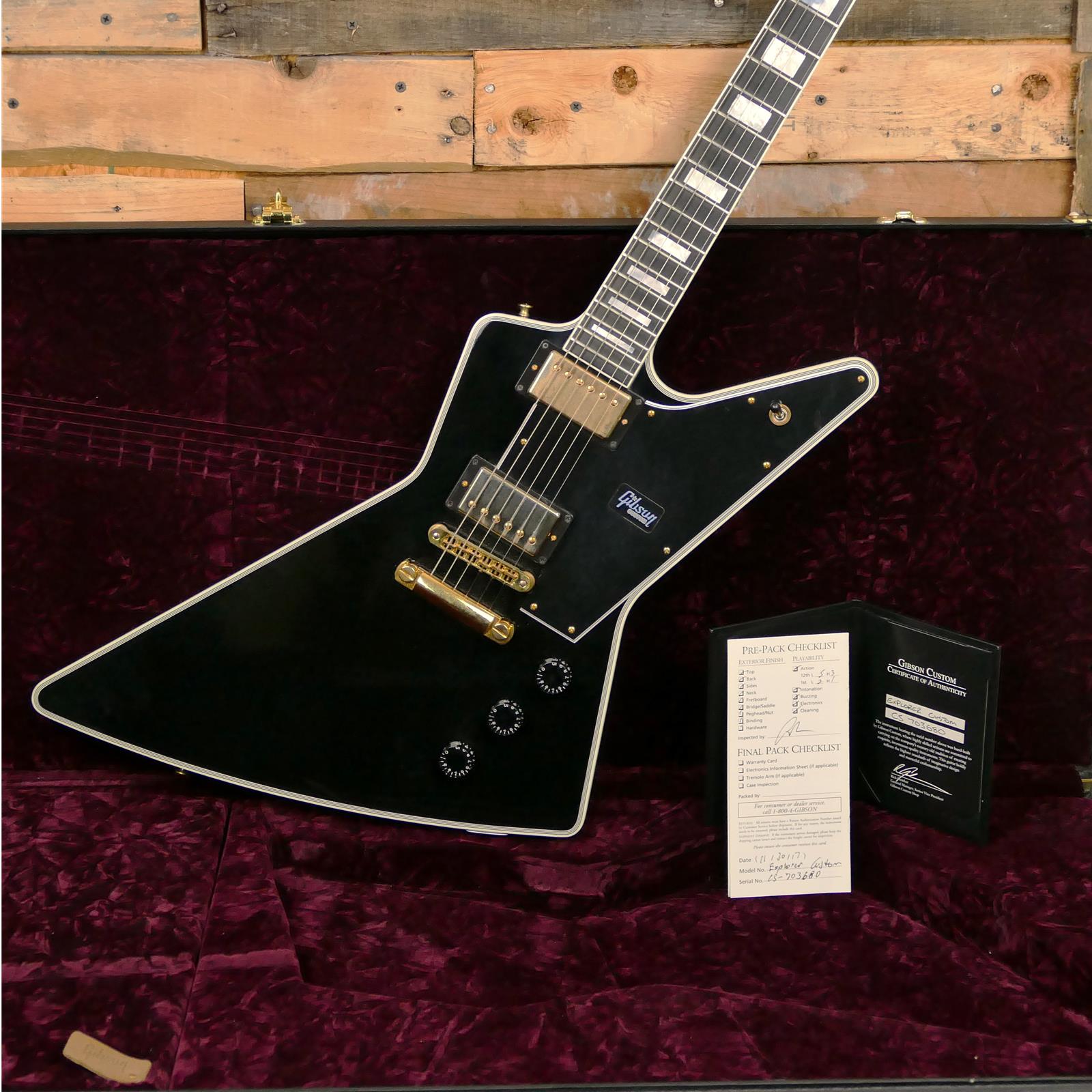 USED Gibson Custom Ex Ebony