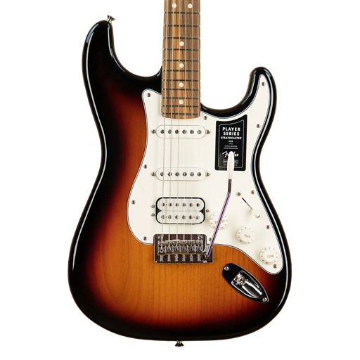 Fender Player Stratocaster HSS, Pau Ferro Fingerboard, 3-Color Sunburst