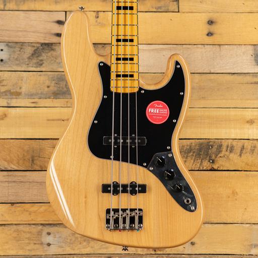 Squier Classic Vibe '70s Jazz Bass, Maple Fingerboard, Natural Classic Vibe
