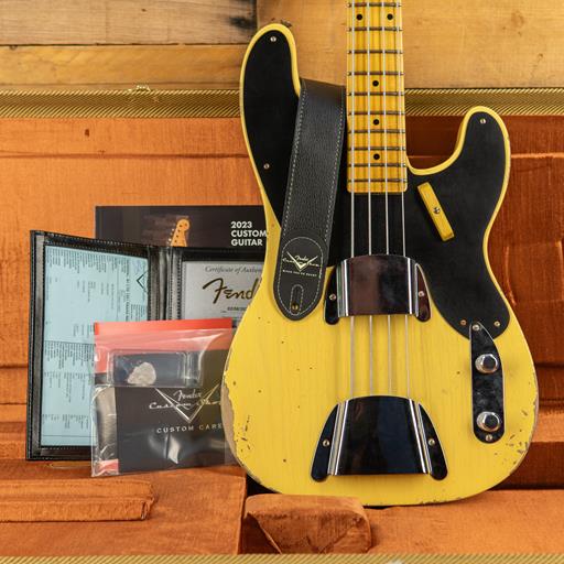 Fender Custom Shop 1951 Precision Bass Relic, Maple Fingerboard, Aged Nocaster Blonde