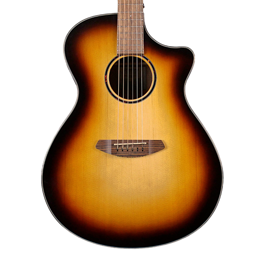 Breedlove Discovery S CE Sitka-African Mahogany Concerto Acoustic-Electric Guitar Edge Burst